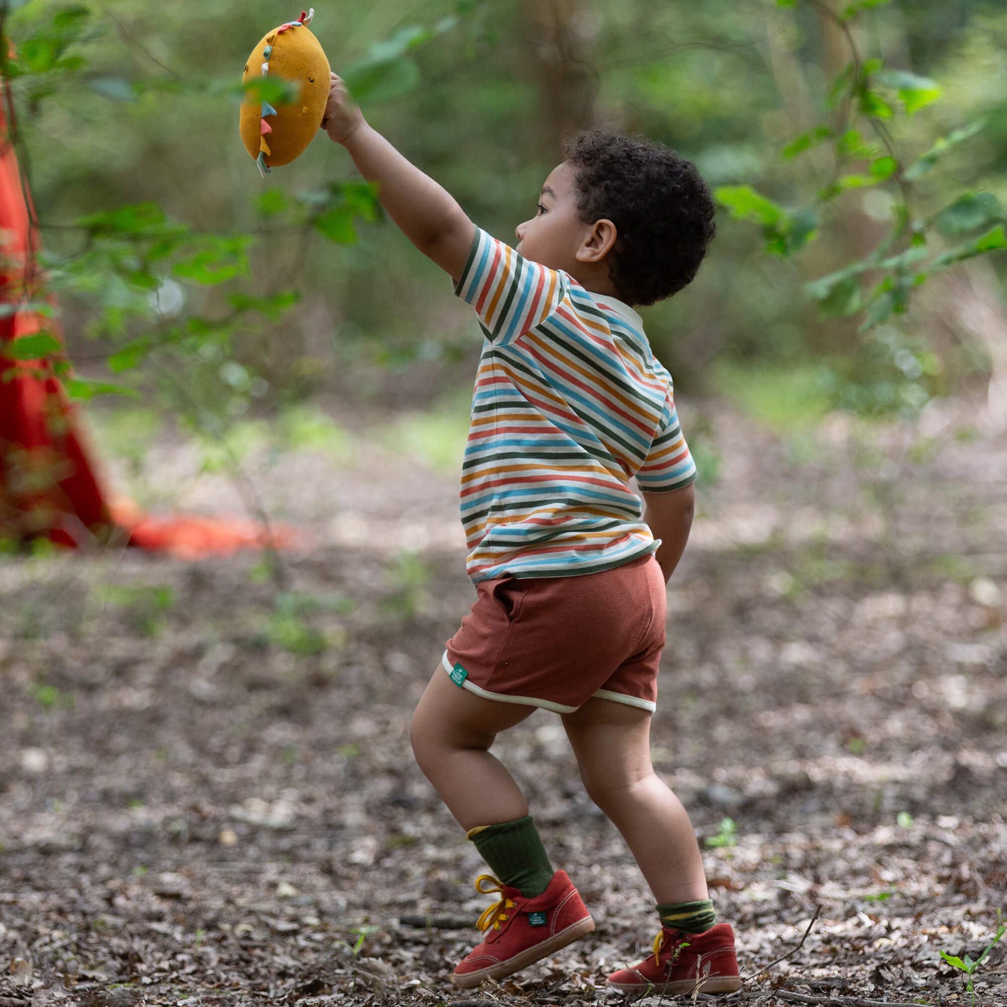 Ginger Run Around Shorts Orange / 7-8y