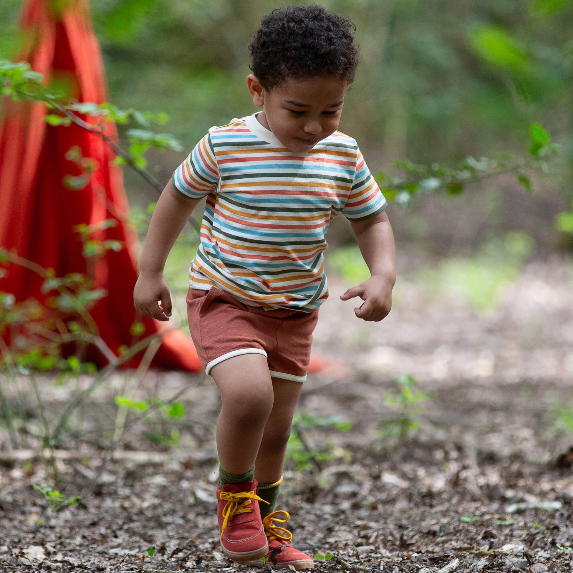 Ginger Run Around Shorts Orange / 7-8y