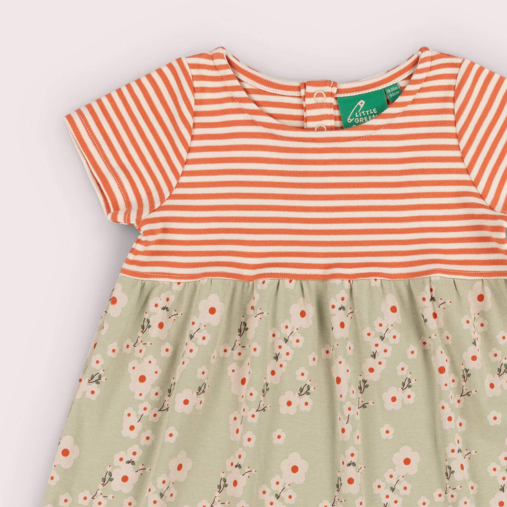 Blossom Easy Peasy Summer Dress Green / 4-5y
