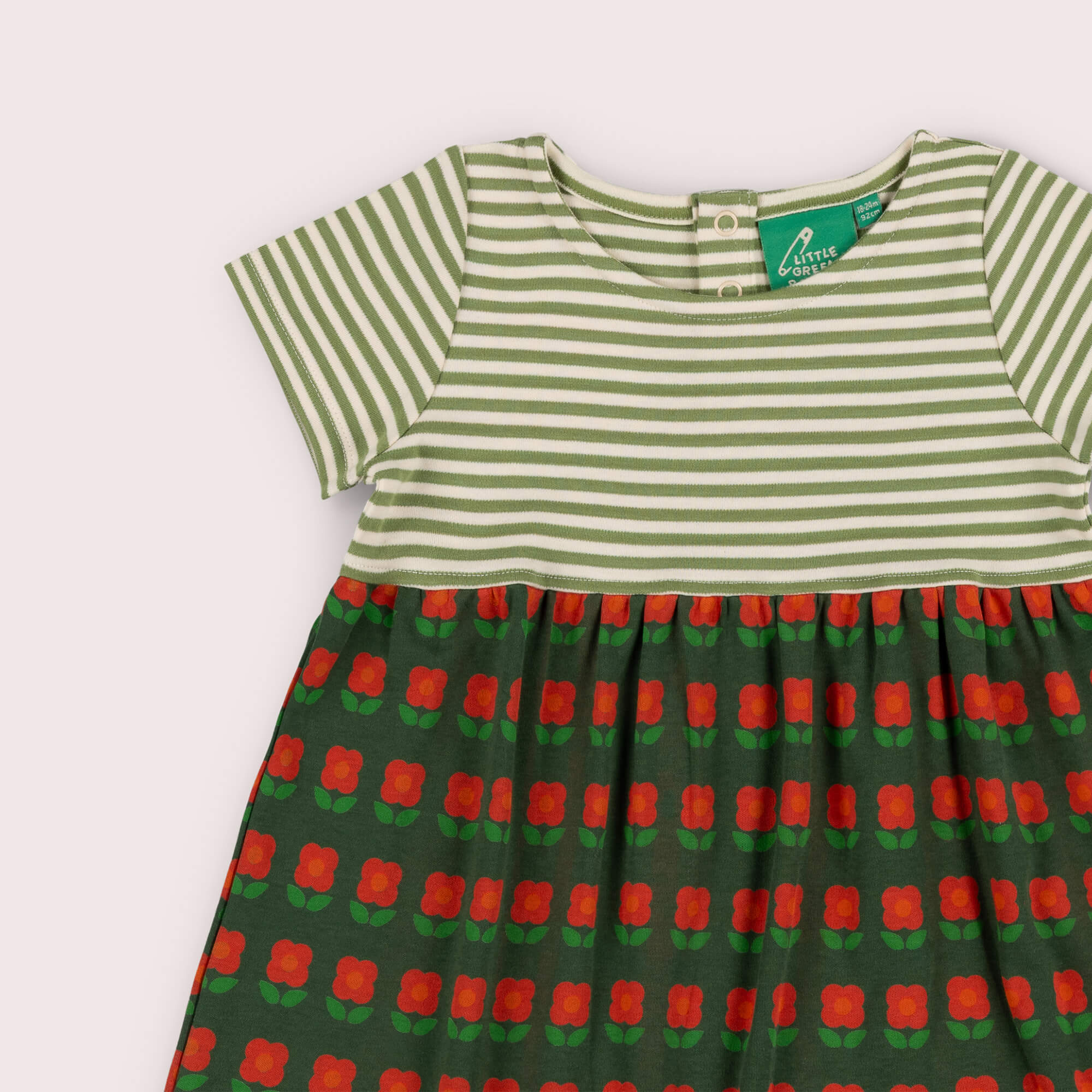 Tigerlily Flowers Easy Peasy Summer Dress Green / 4-5y