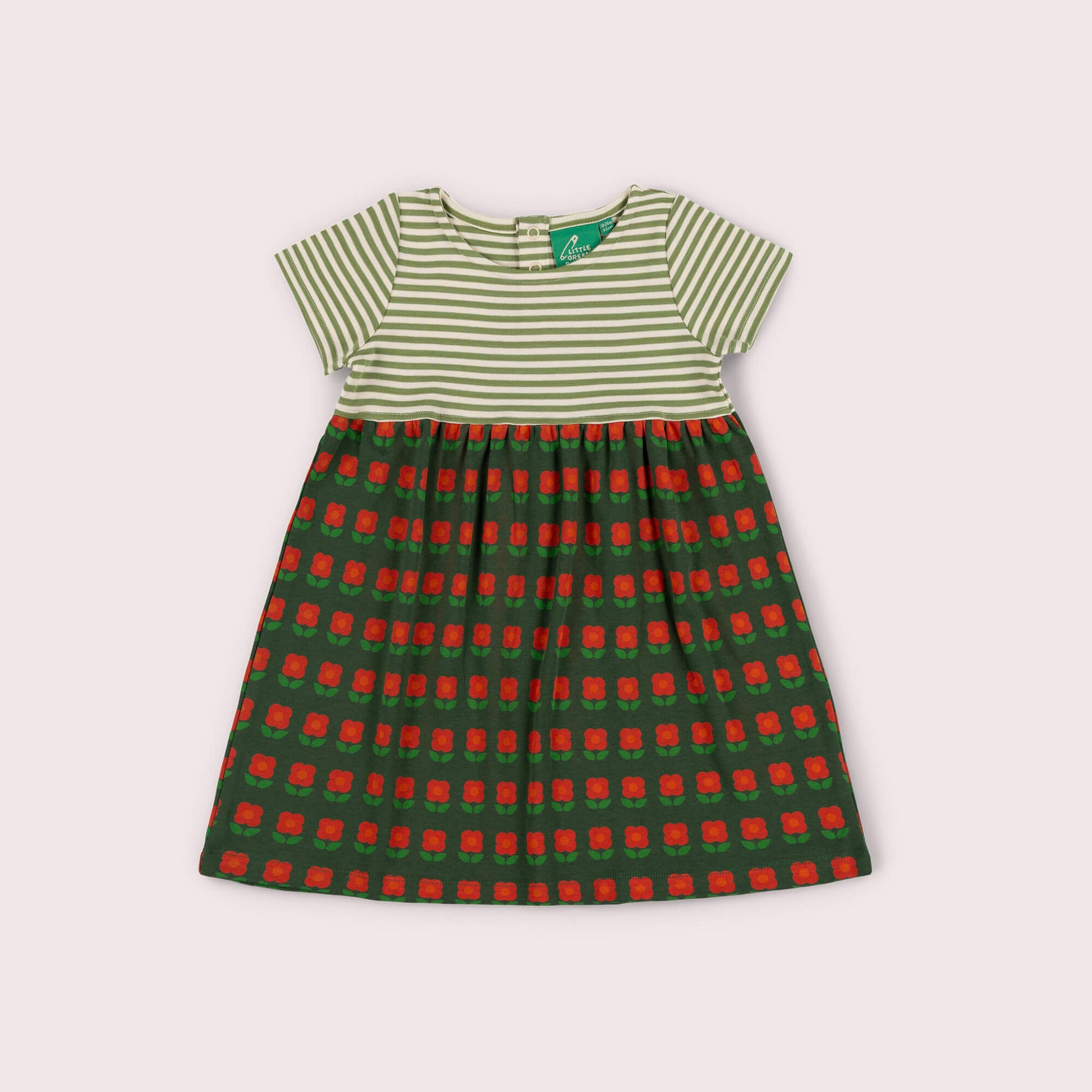 Tigerlily Flowers Easy Peasy Summer Dress Green / 4-5y