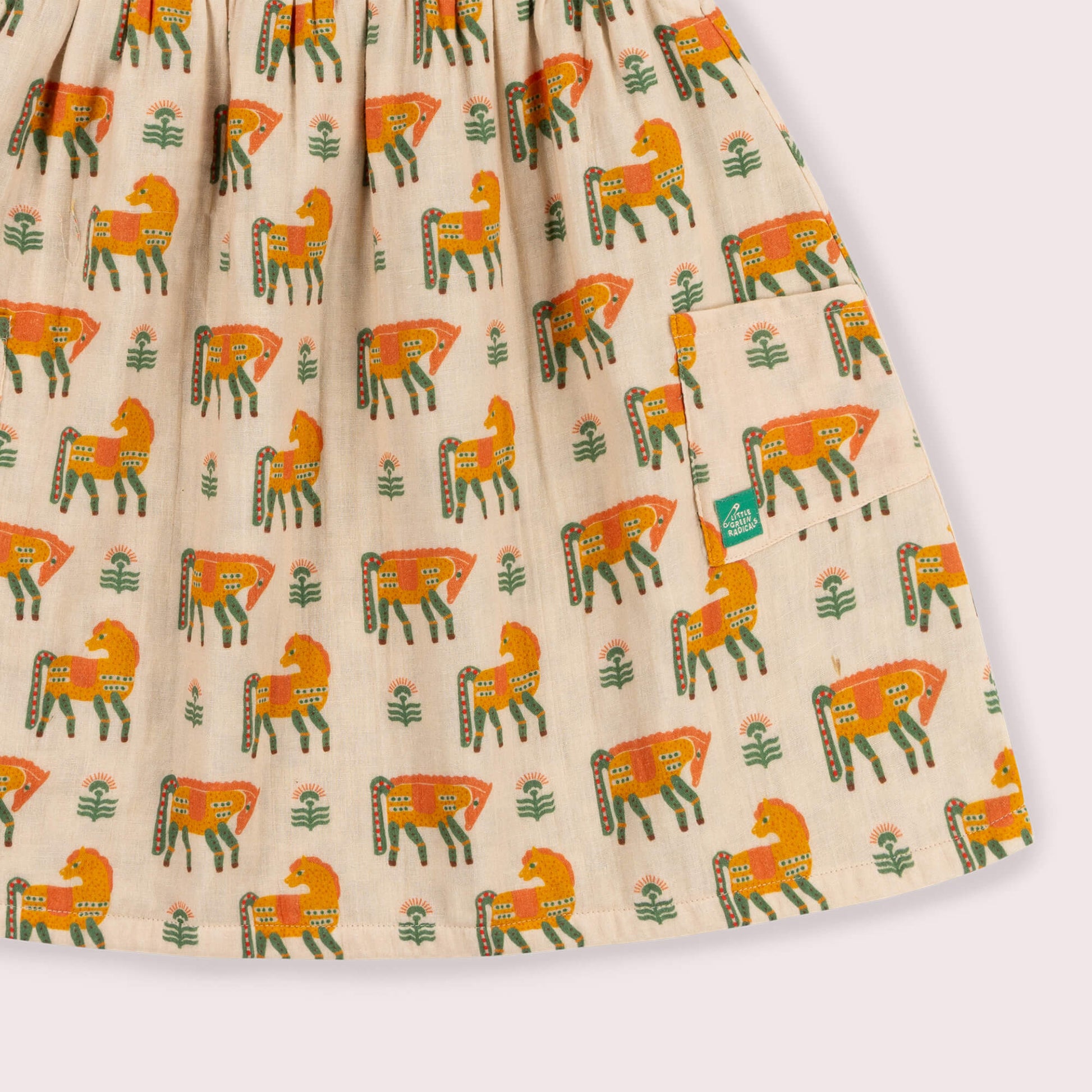 Wild Ponies Reversible Pinny Dress Multi / 7-8y