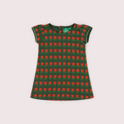 Tigerlily Flowers Boat Neck Tunic Dress