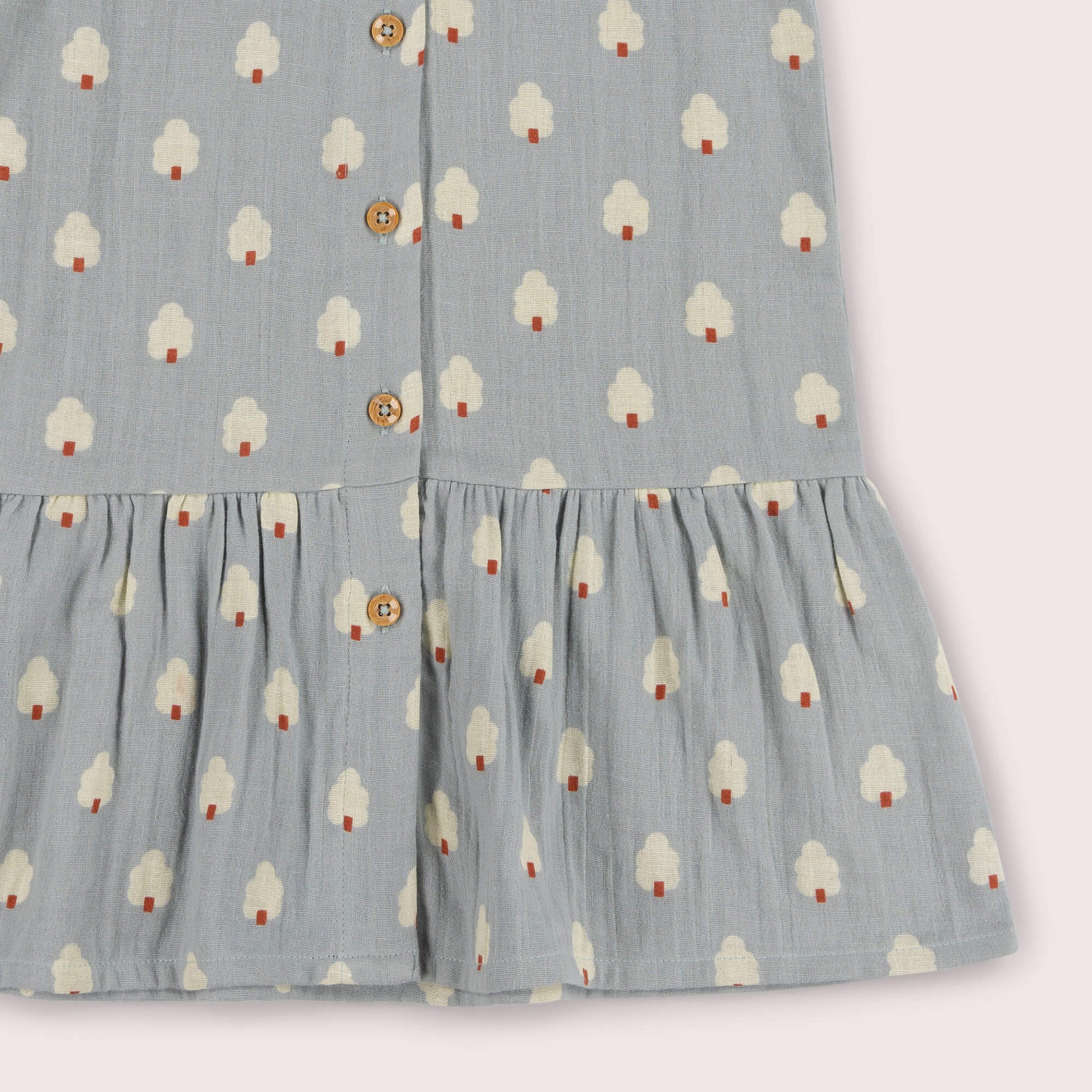 Silver Forest Dropped Waist Dress Blue / 7-8y
