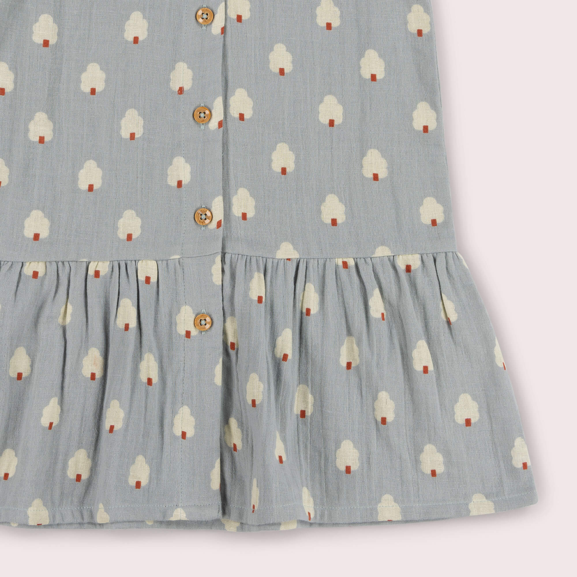 Silver Forest Dropped Waist Dress Blue / 7-8y