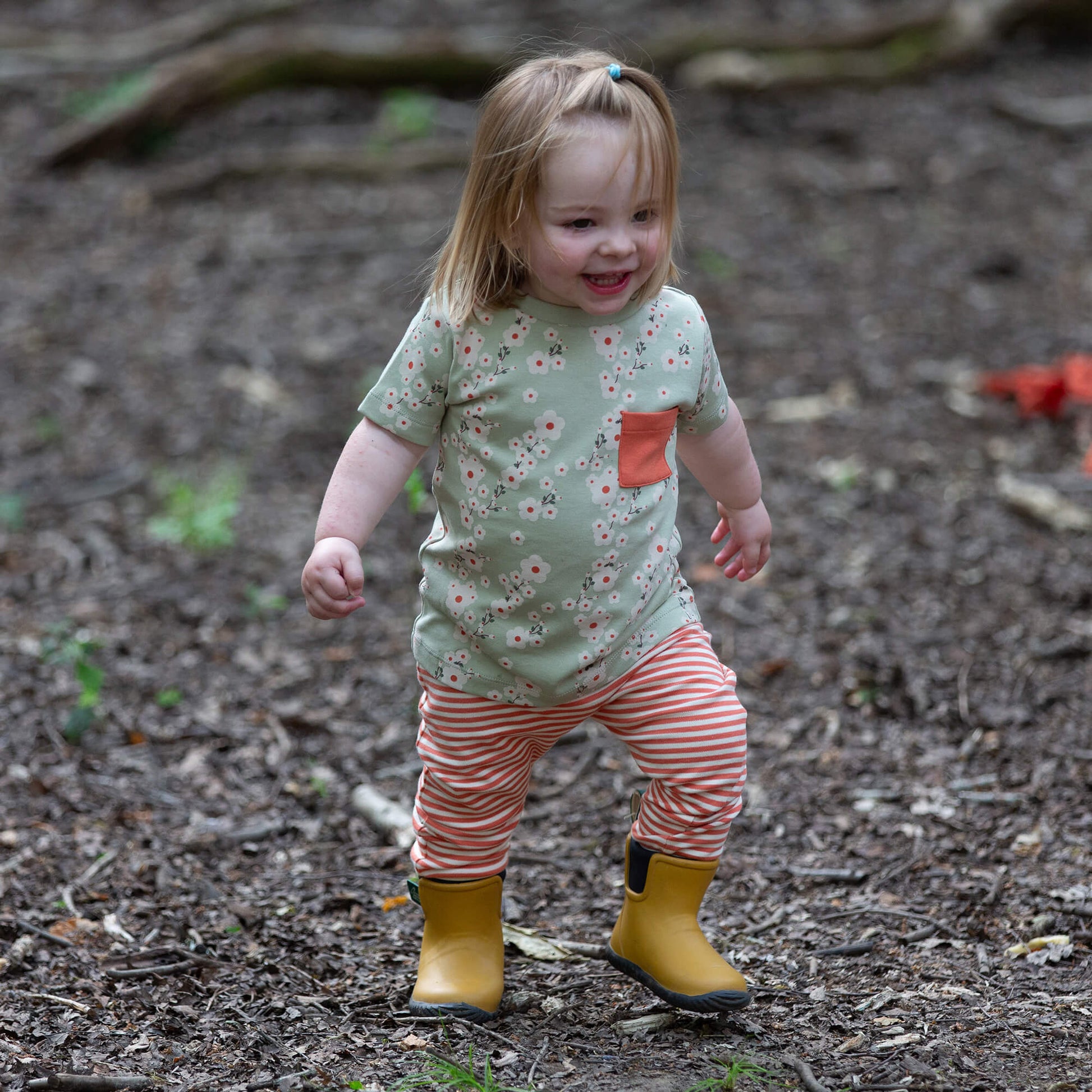 Blossom Organic T Shirt & Jogger Playset Green / 4-5y