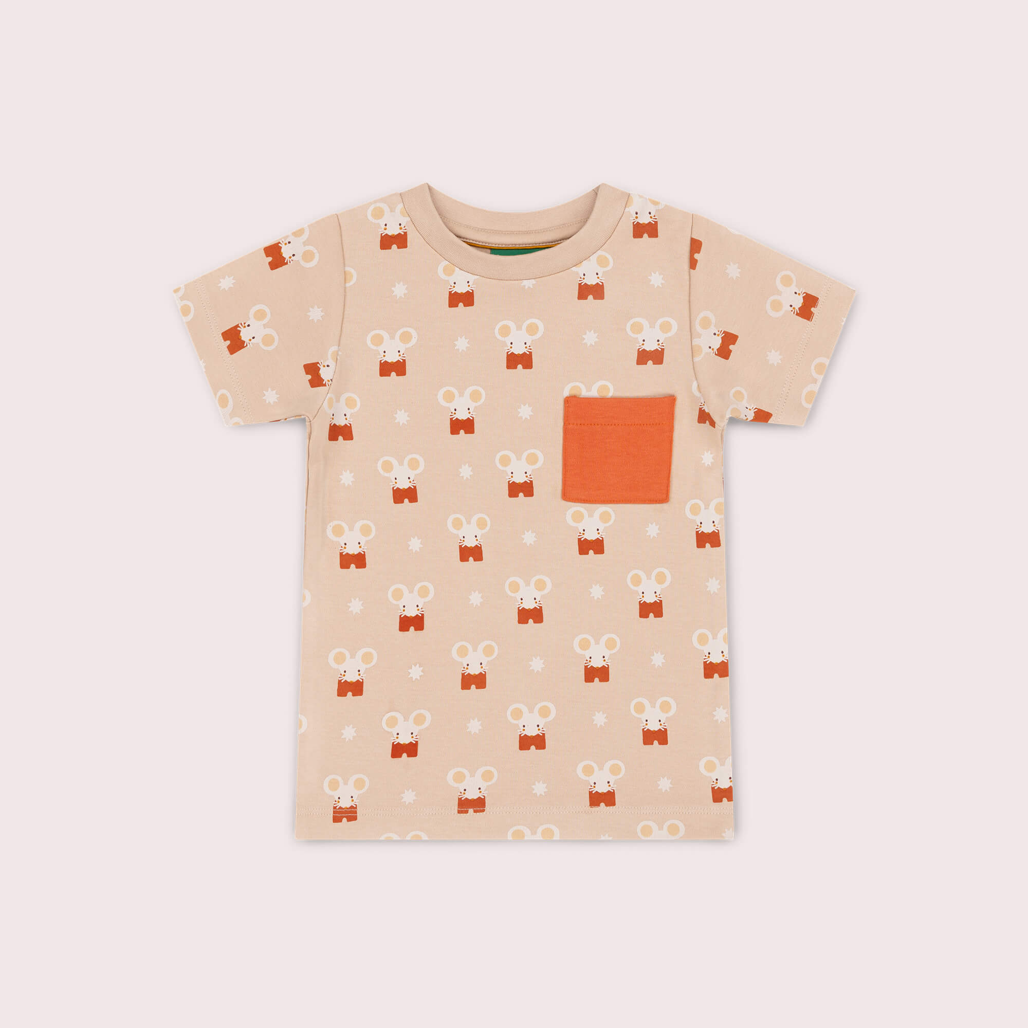 Little Mouse Organic T Shirt & Jogger Playset Pink / 4-5y
