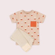 Little Mouse Organic T Shirt & Jogger Playset Pink / 4-5y