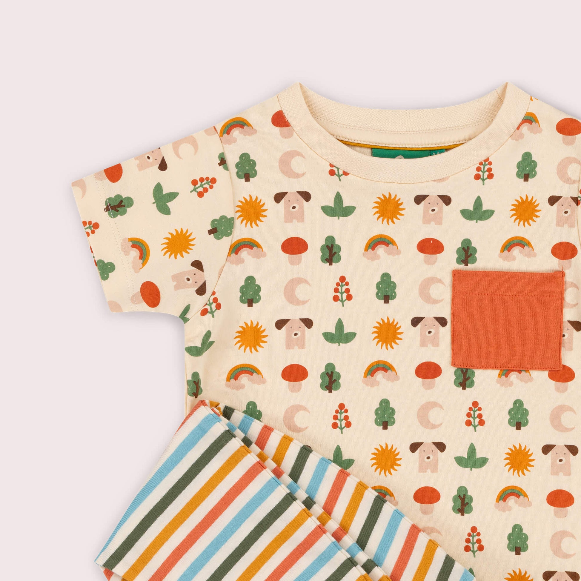 Nature Days Organic T Shirt & Jogger Playset Multi / 4-5y