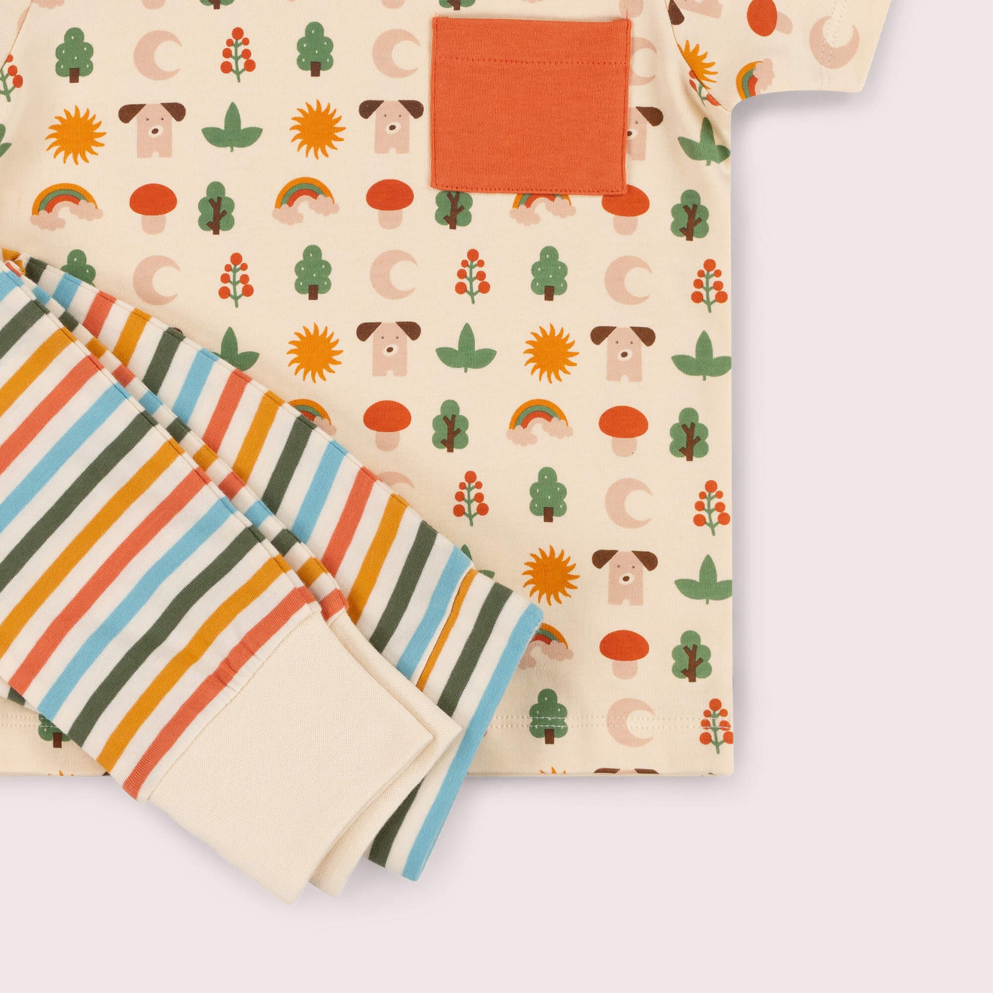 Nature Days Organic T Shirt & Jogger Playset Multi / 4-5y