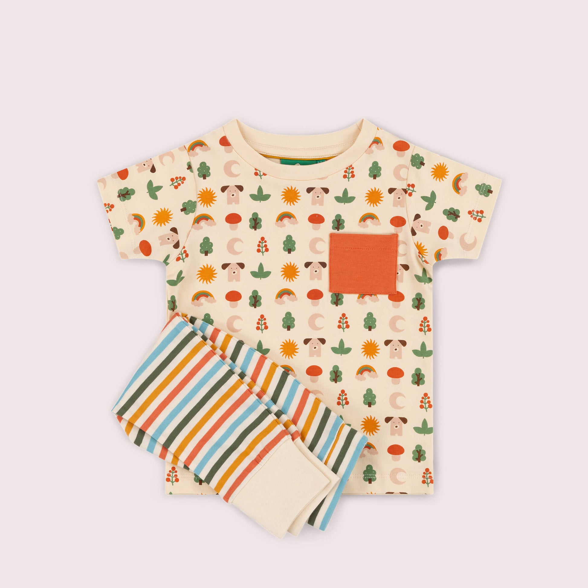 Nature Days Organic T Shirt & Jogger Playset Multi / 4-5y