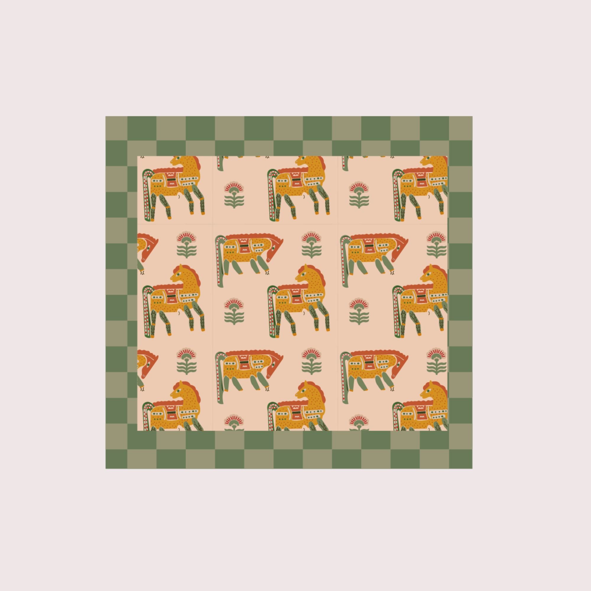 Wild Ponies Organic Cotton Scarf