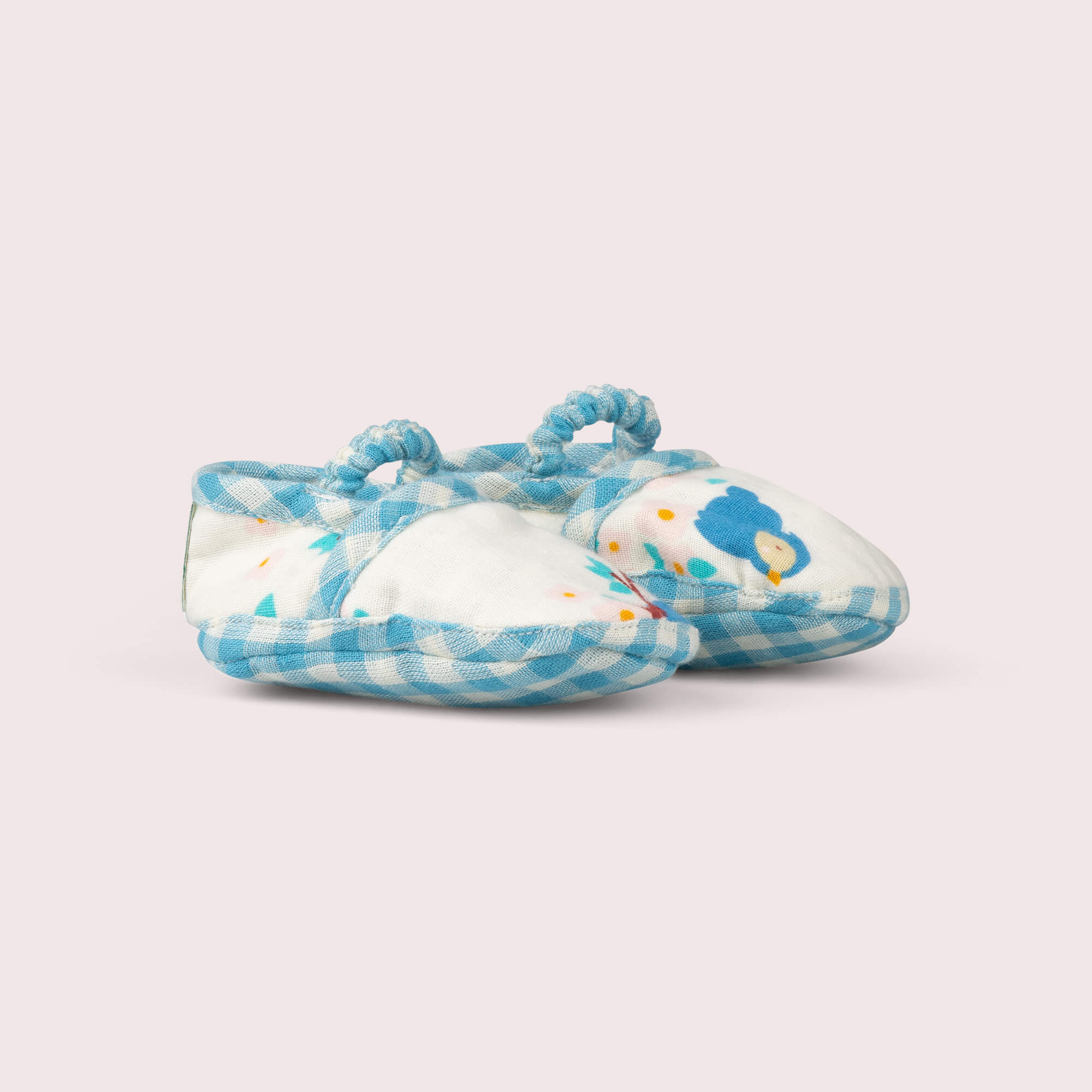 Bluebirds Baby Shoes Blue / 06-12m