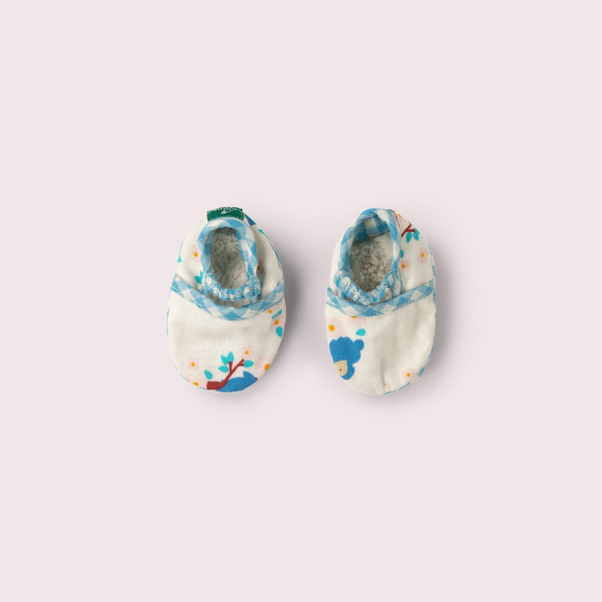 Bluebirds Baby Shoes Blue / 06-12m