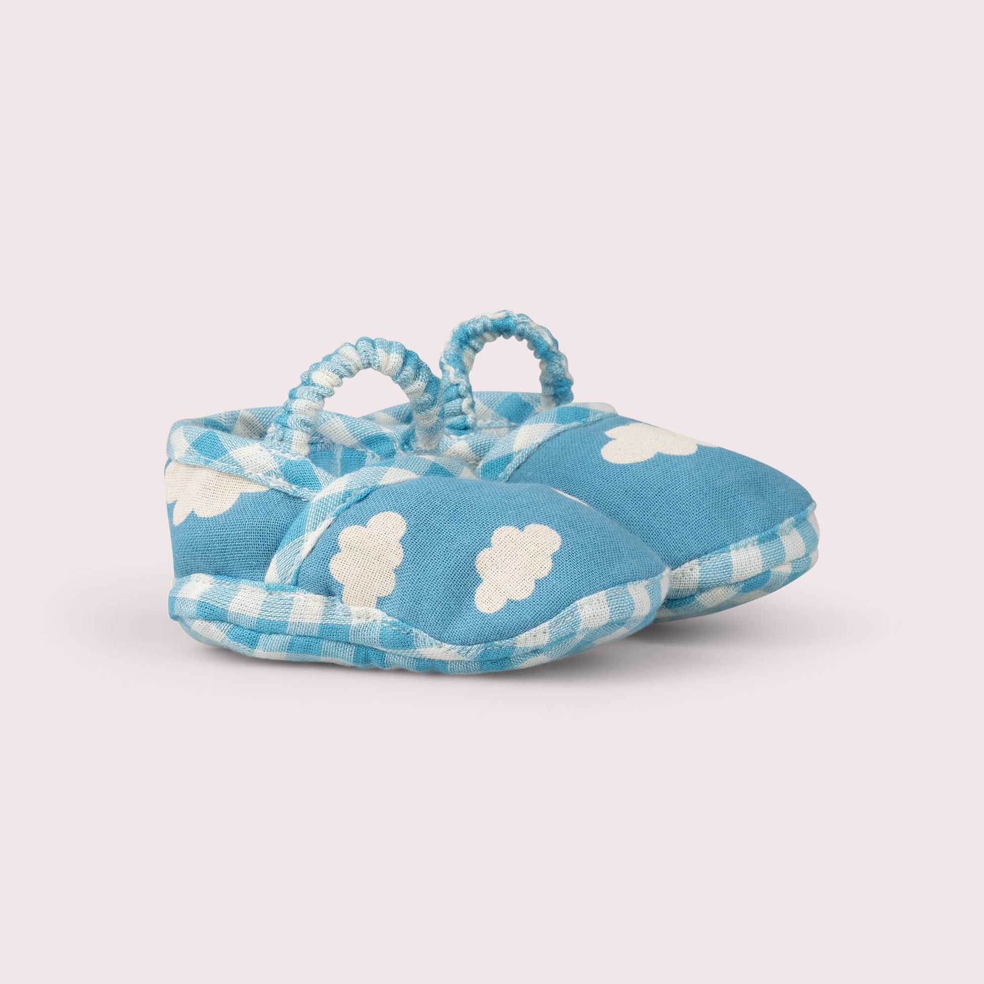 Blue Clouds Baby Shoes Blue / 06-12m