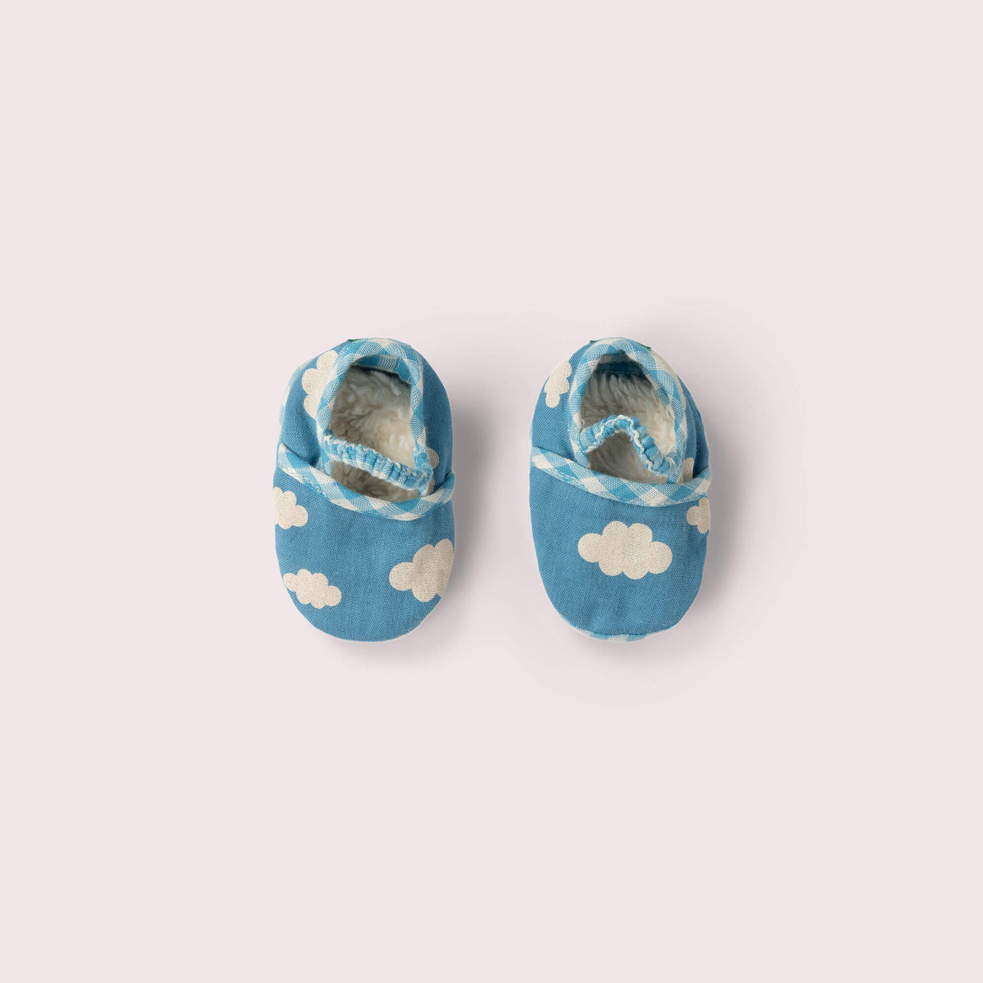 Blue Clouds Baby Shoes Blue / 06-12m