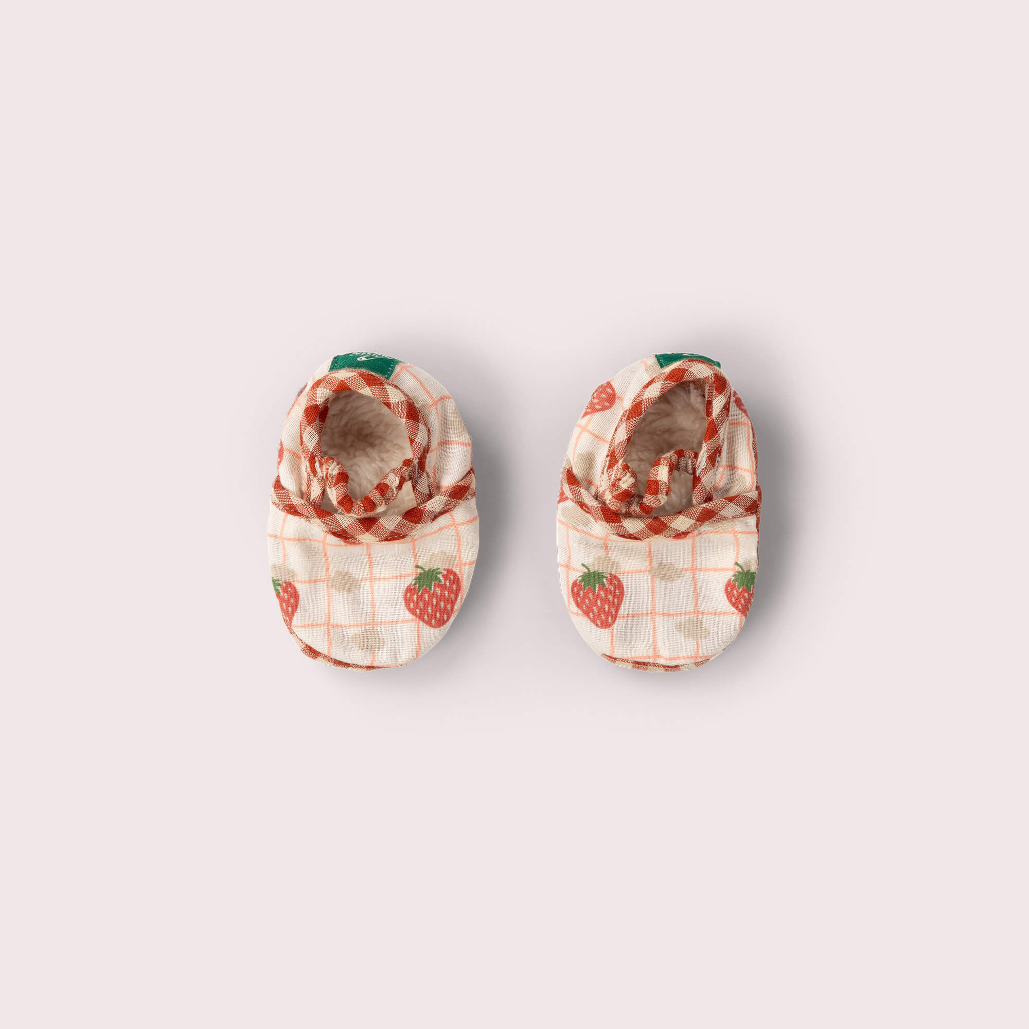 Strawberry Days Baby Shoes Red / 06-12m