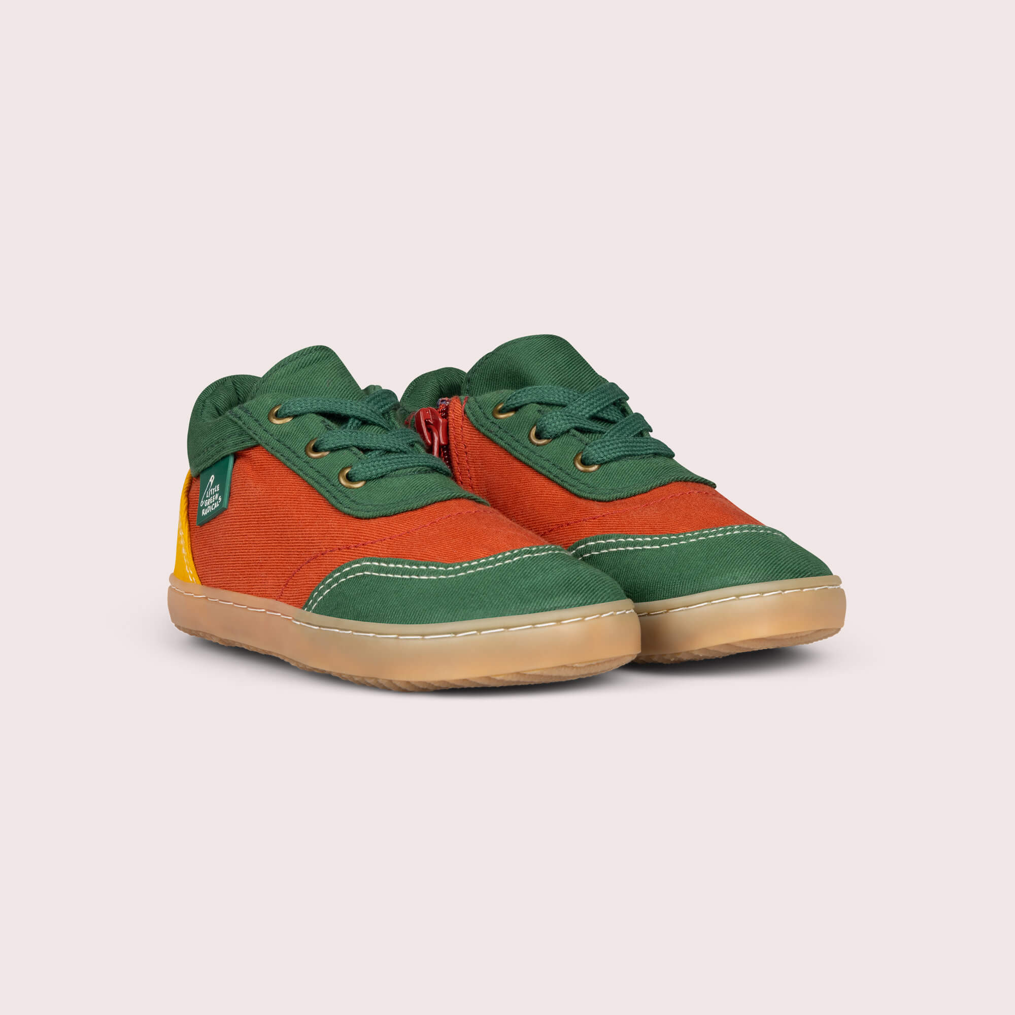 Red Colour Block Canvas Shoes Multi / UK 13/EU 32/USA 1