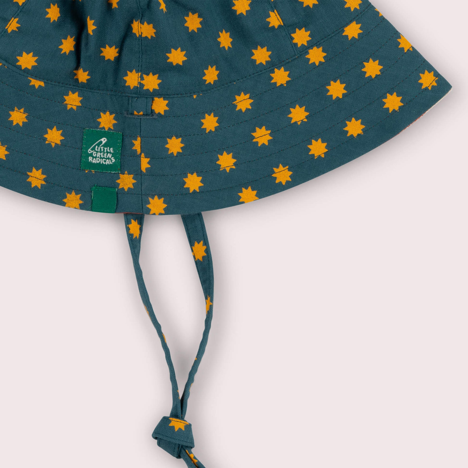 Shining Star Reversible Sunhat Blue / 5-8y