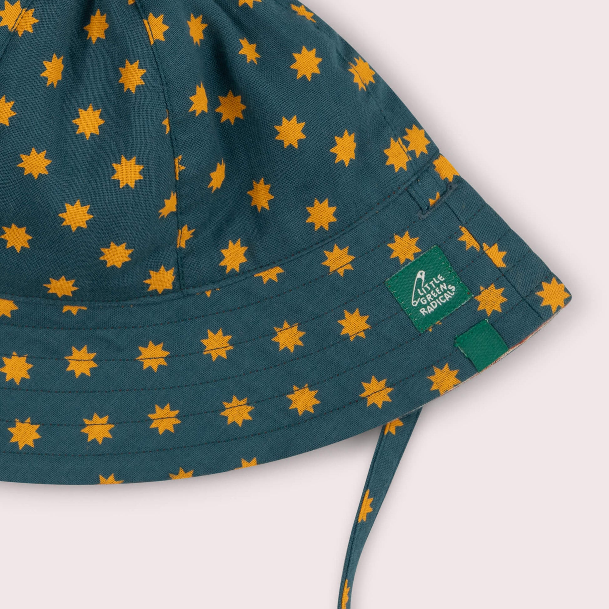 Shining Star Reversible Sunhat Blue / 5-8y