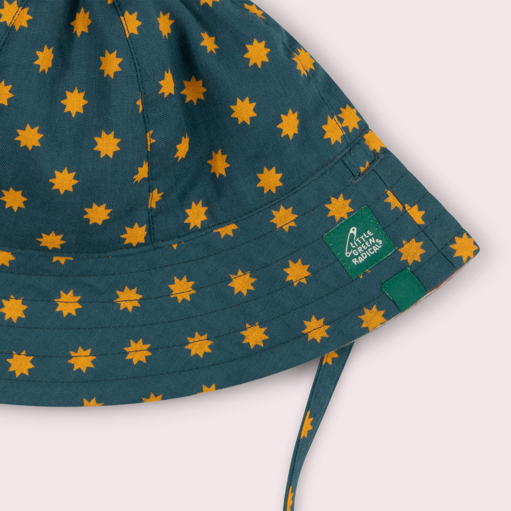 Shining Star Reversible Sunhat Blue / 5-8y