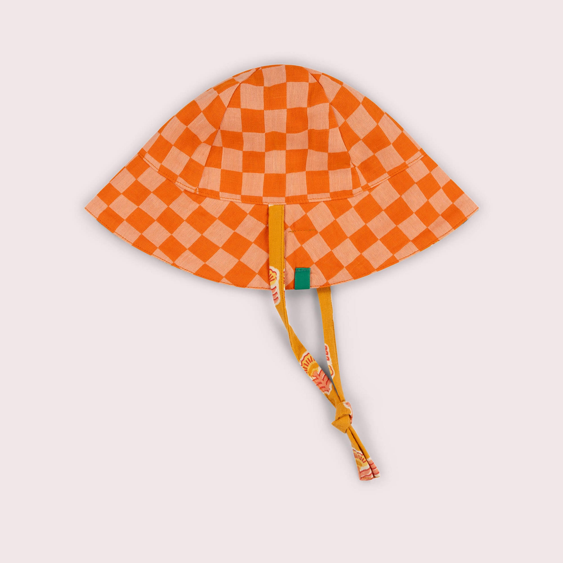 Golden Flowers Reversible Sunhat Gold / 5-8y