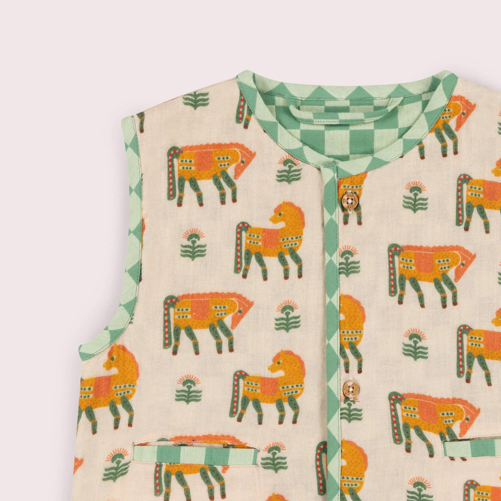 Wild Ponies Spring Gilet Multi / 7-8y