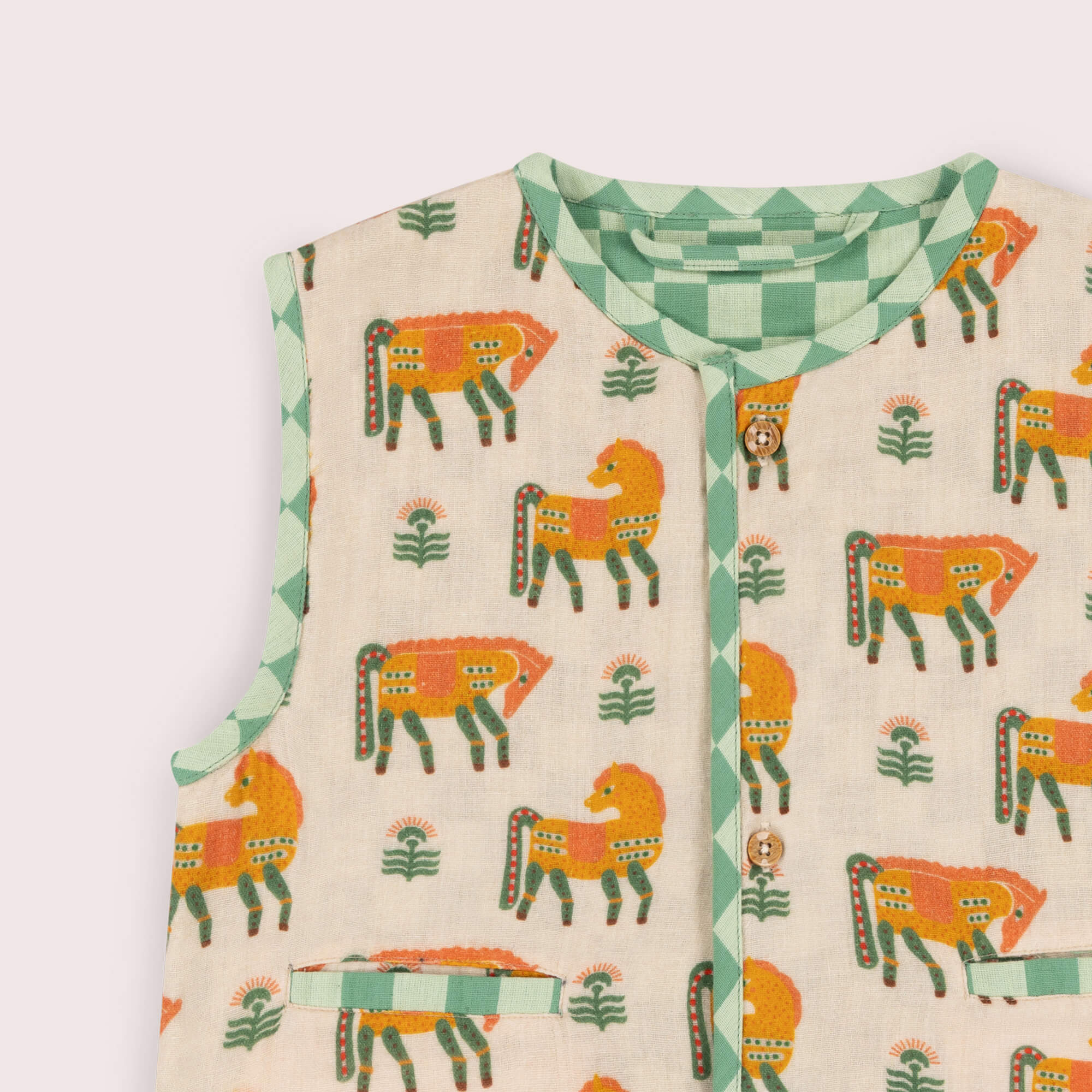 Wild Ponies Spring Gilet Multi / 7-8y