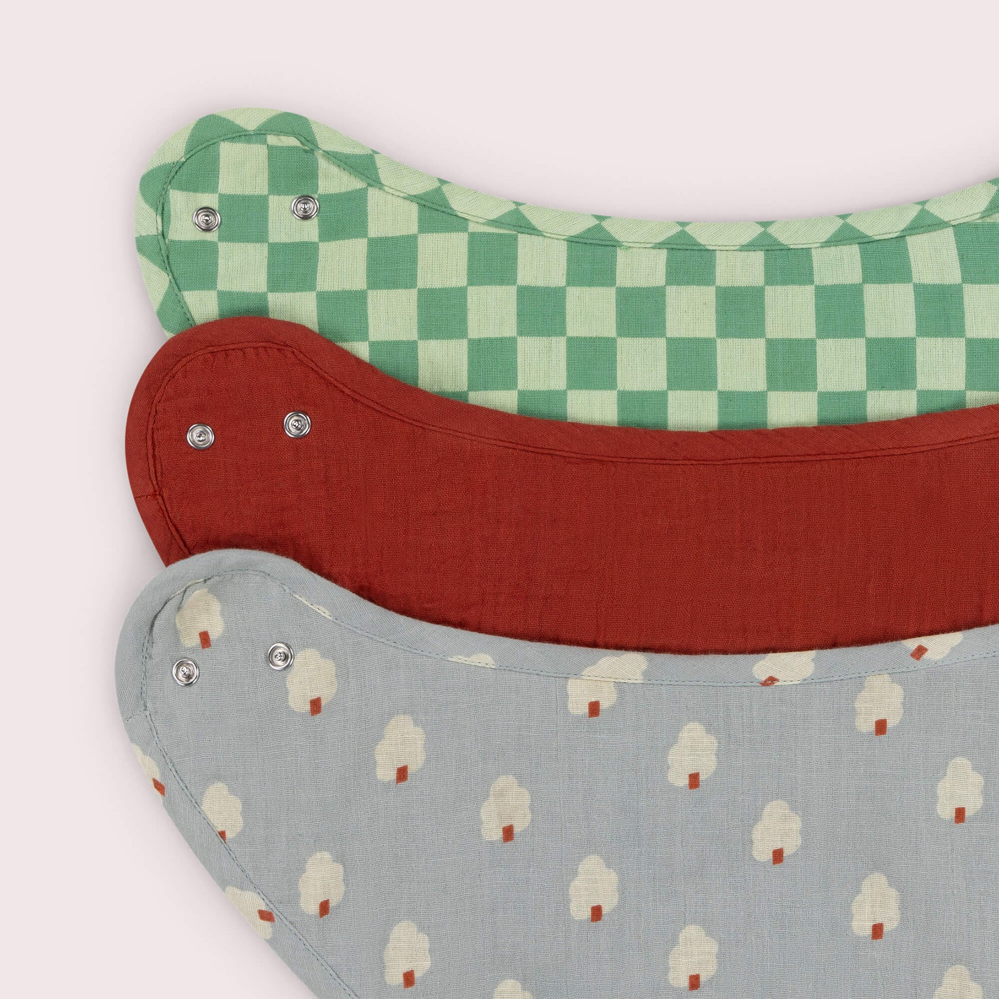 Silver Forest Organic Muslin Bib Set Multi / one size