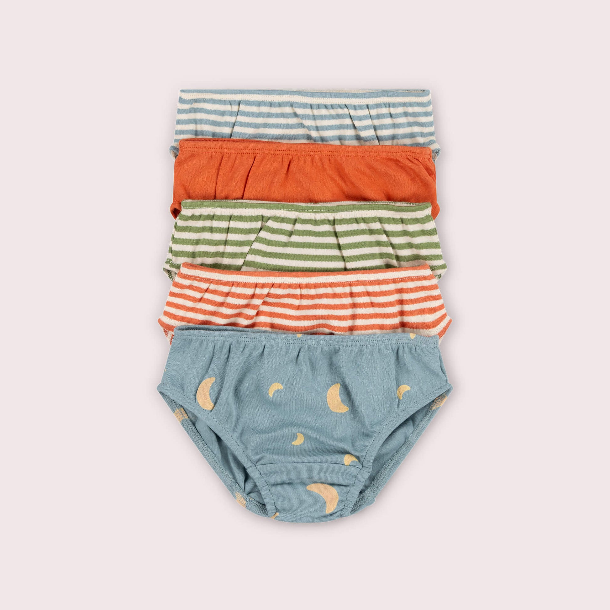 Dusk Organic Underwear Set 5 Pack Multi / 7-8y