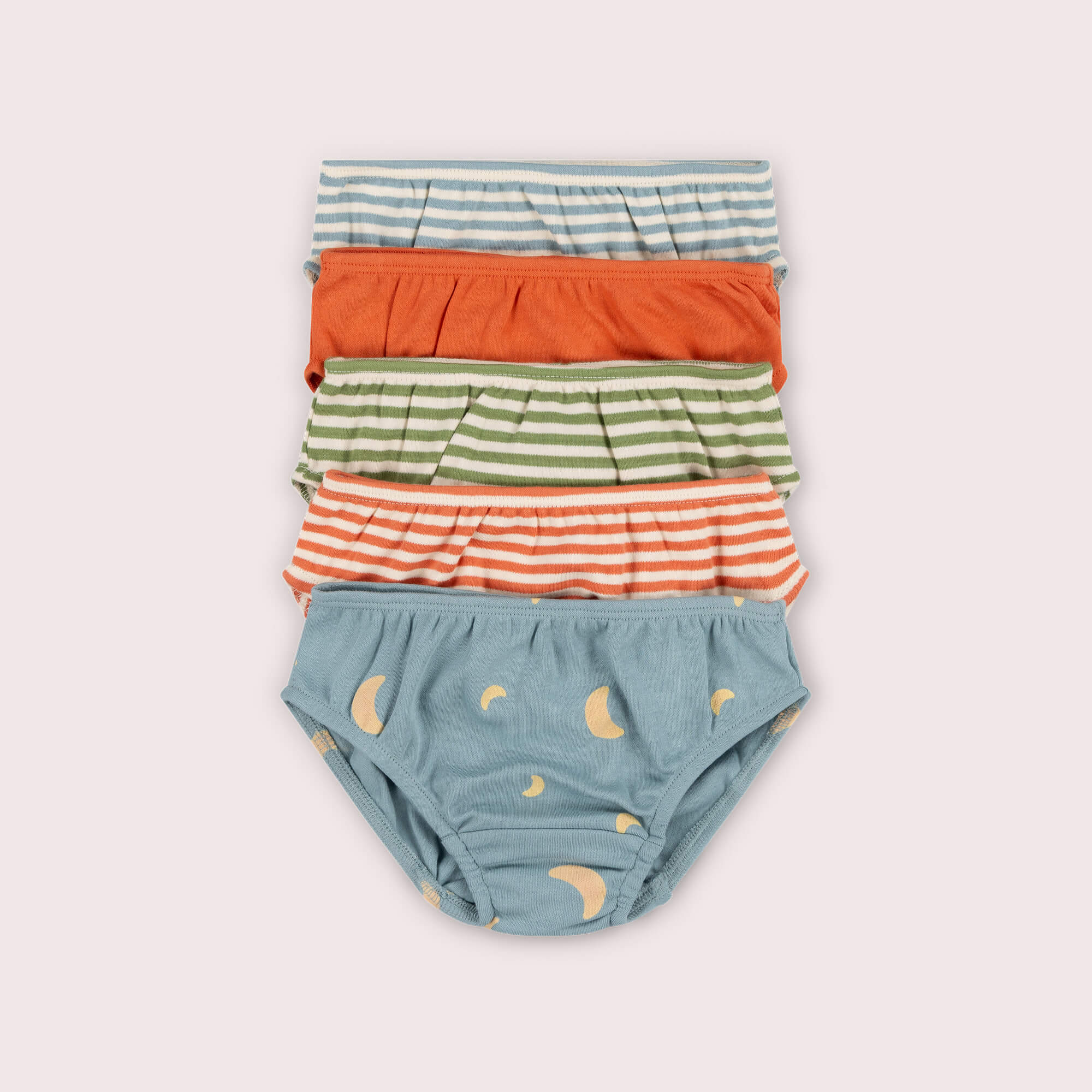 Dusk Organic Underwear Set 5 Pack Multi / 7-8y