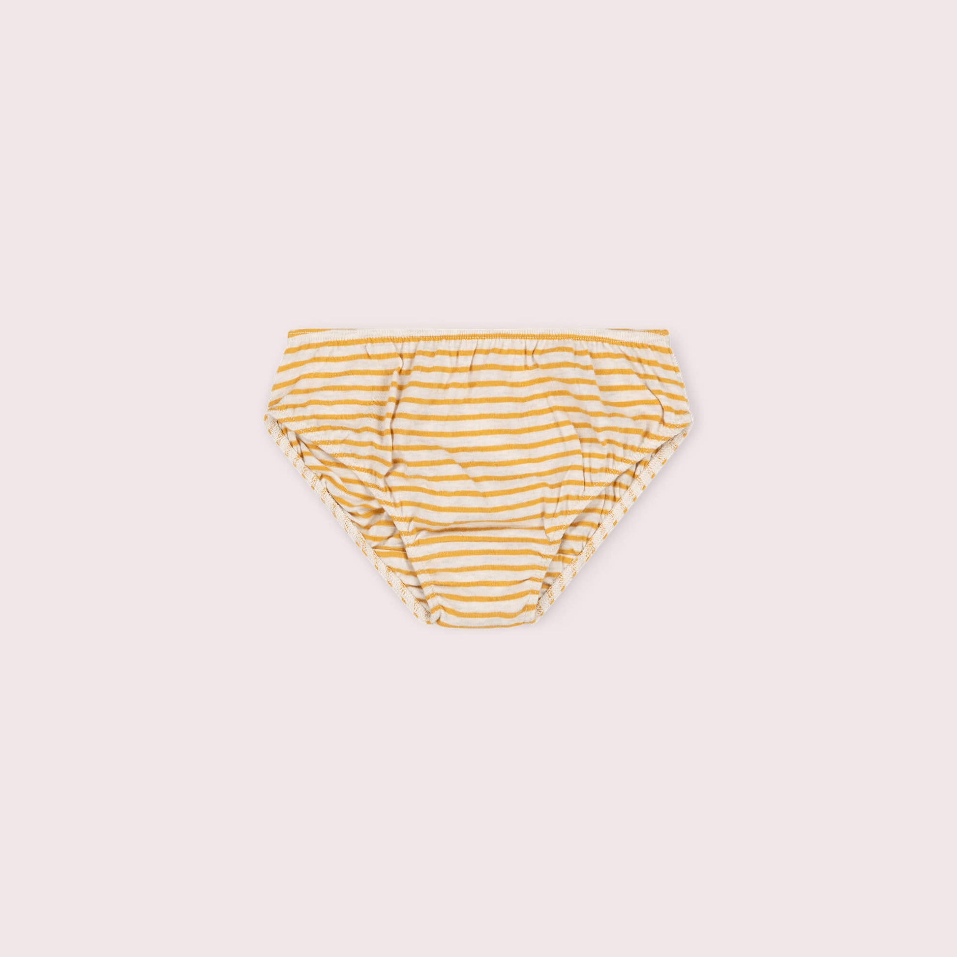Yellow Striped Organic Underwear Set 3 Pack Multi / 7-8y