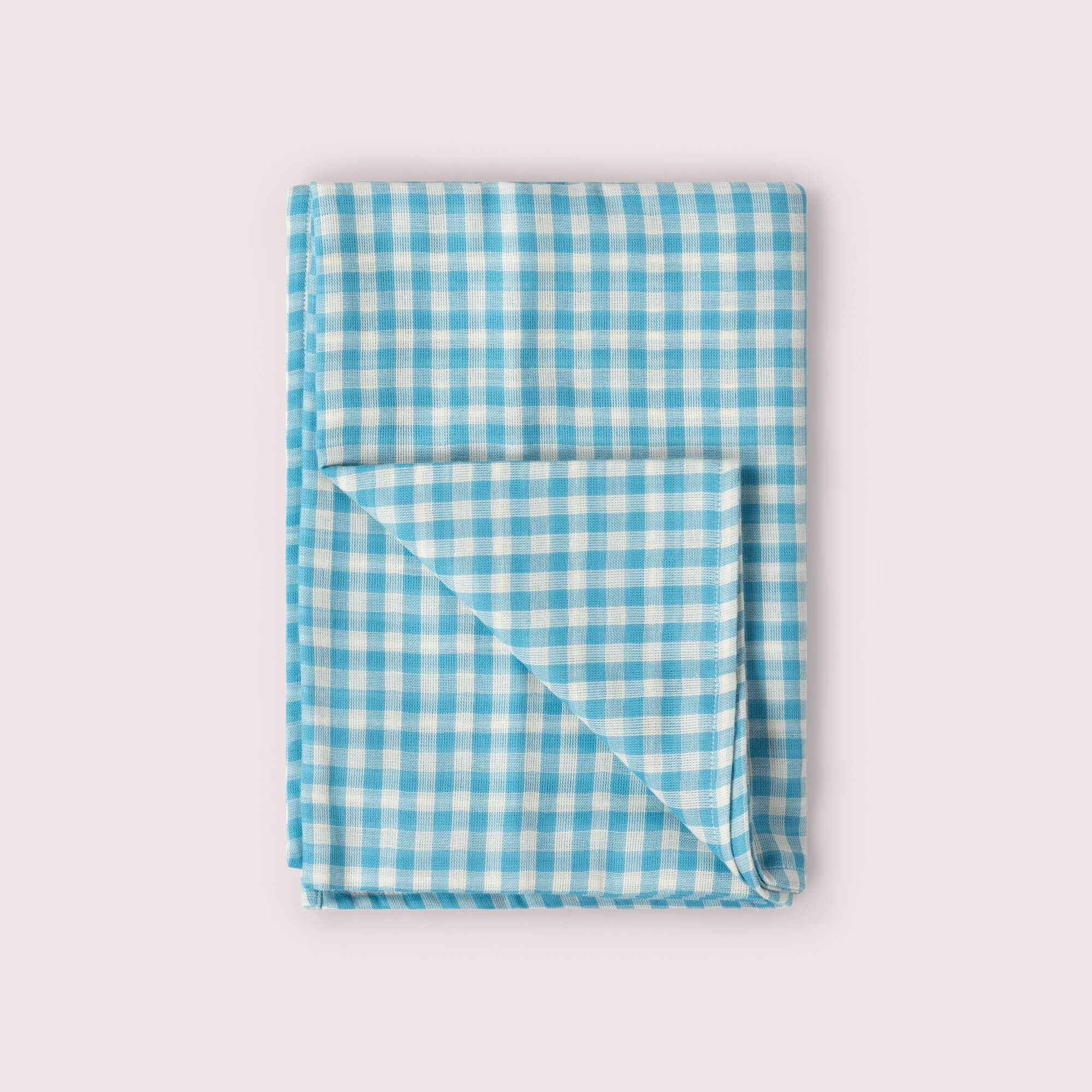 Bluebirds Muslin Cloth 2 Pack Blue / one size