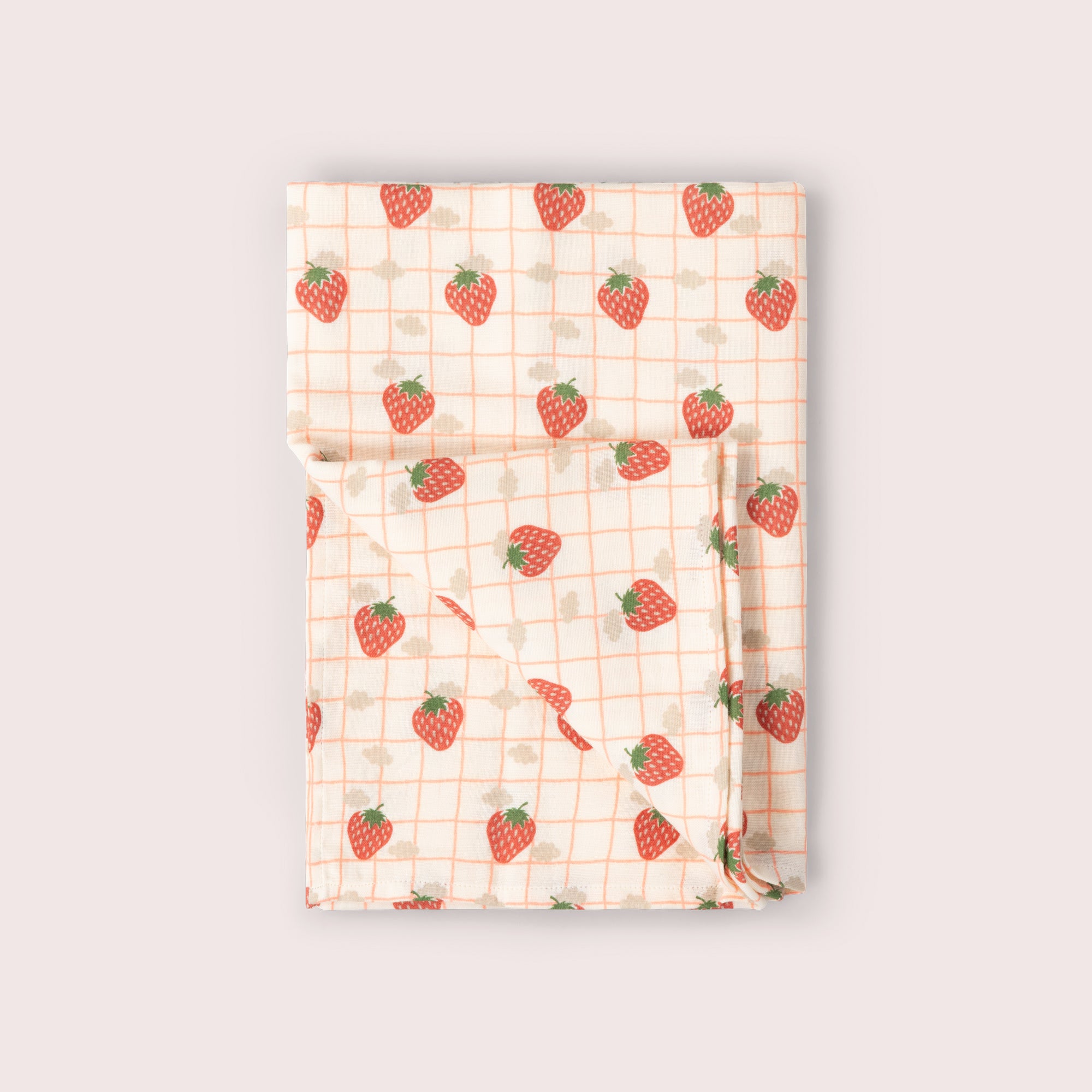 Strawberry Days Muslin Cloth 2 Pack