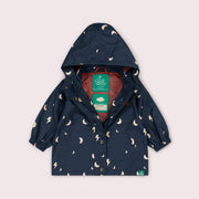 Night Storm Recycled Waterproof Raincoat Navy / 7-8y