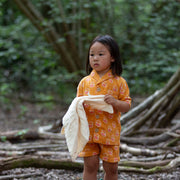 Golden Flowers Pyjama Shorts Set NOT AVAILABLE USA/CAN/AUS Gold / 8-9y