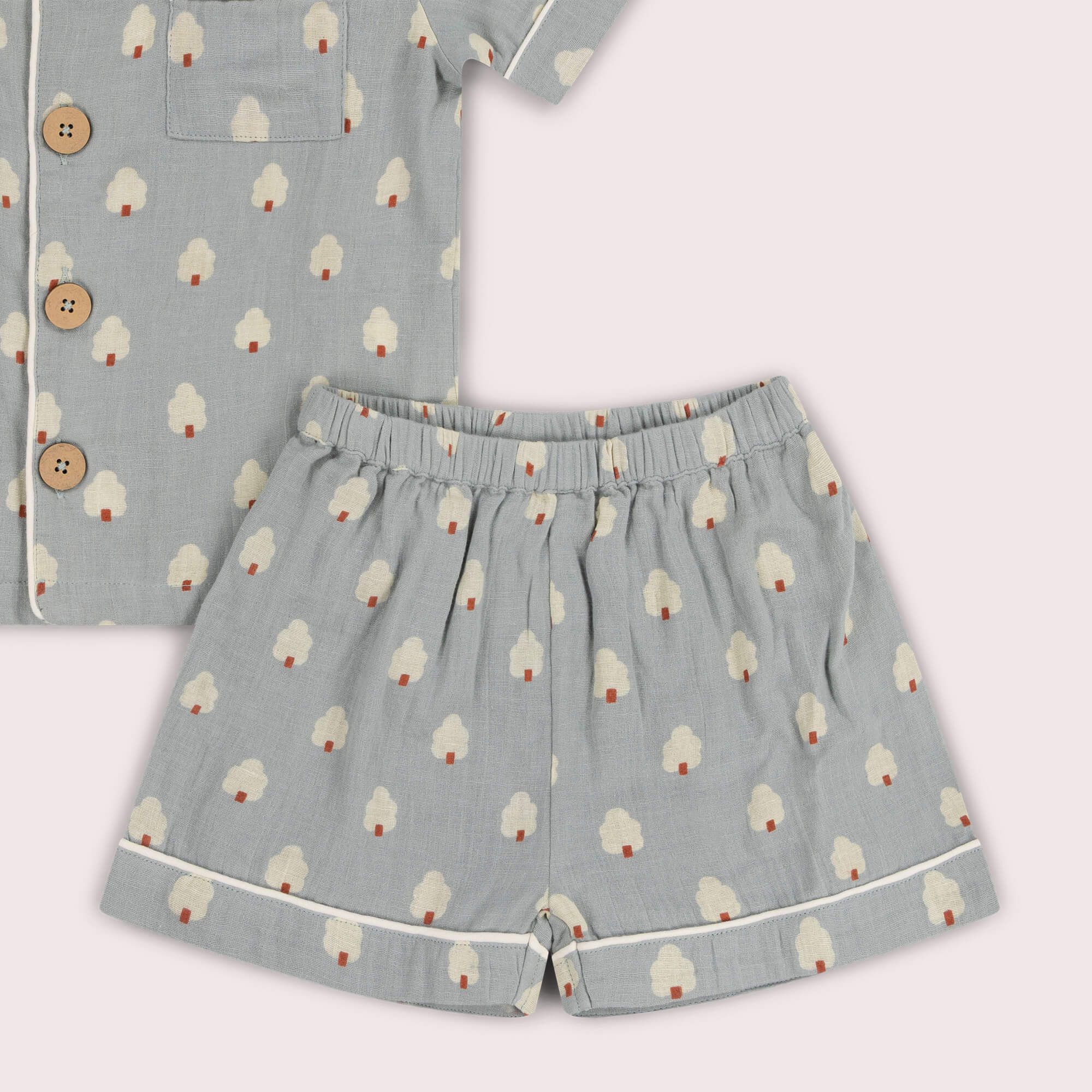 Silver Forest Pyjama Shorts Set NOT AVAILABLE USA/CAN/AUS Blue / 8-9y