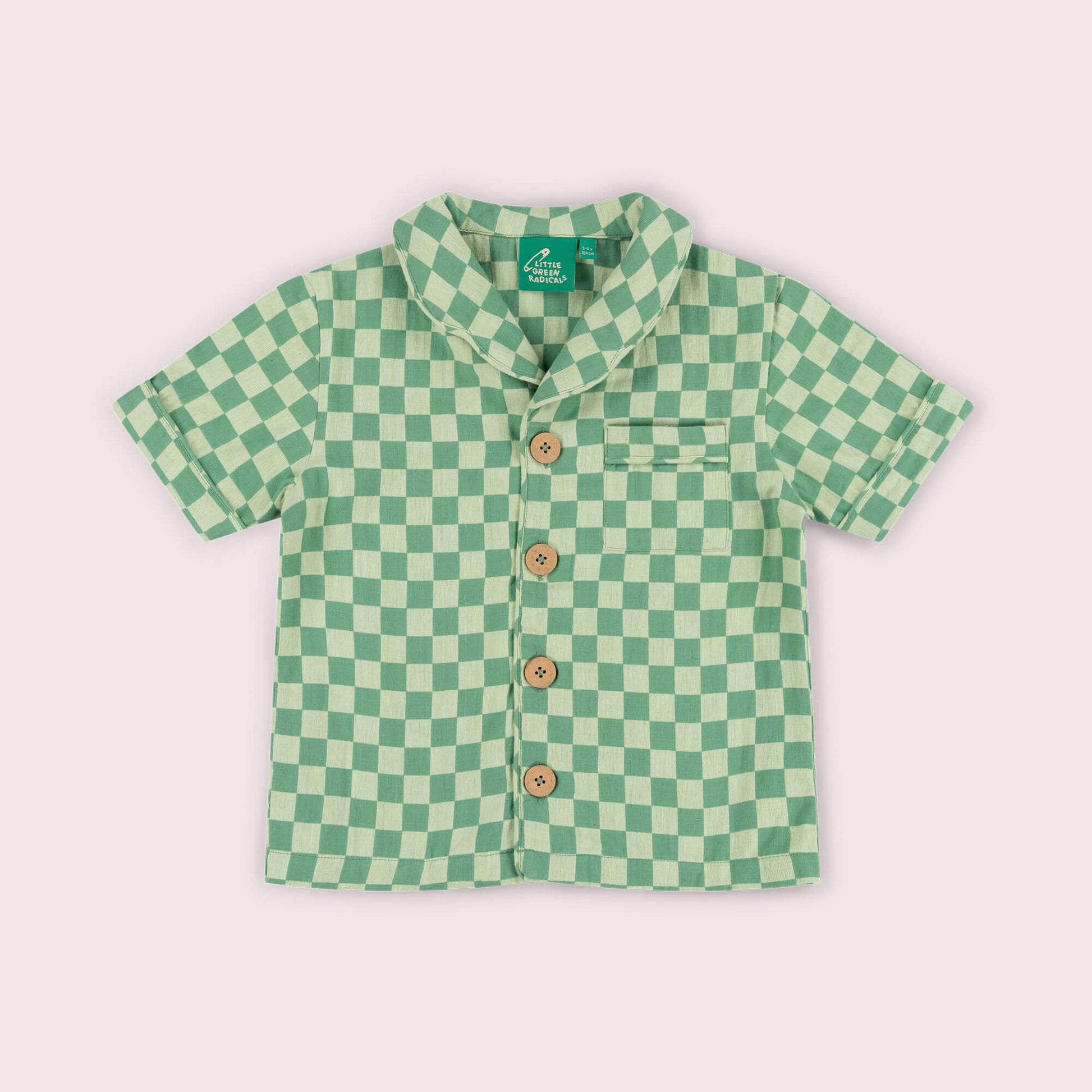 Green Check Pyjama Shorts Set NOT AVAILABLE USA/CAN/AUS Green / 8-9y
