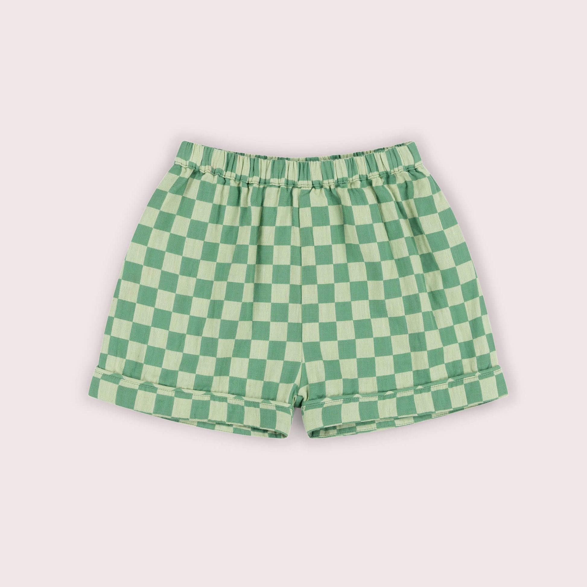 Green Check Pyjama Shorts Set NOT AVAILABLE USA/CAN/AUS Green / 8-9y