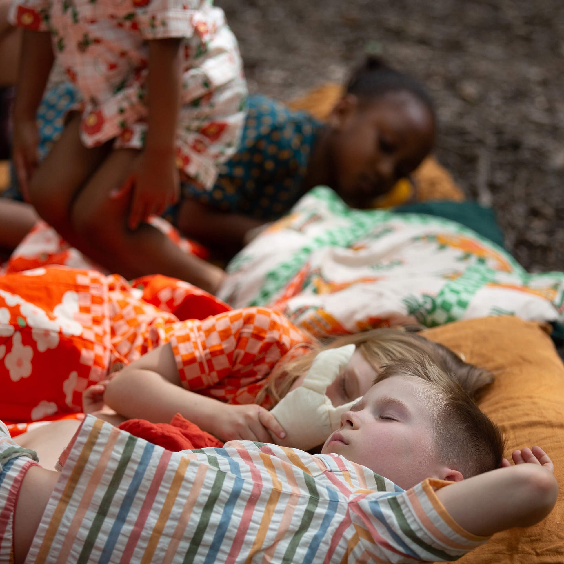 Rainbow Days Striped Pyjama Shorts Set NOT AVAILABLE USA/CAN/AUS Multi / 8-9y