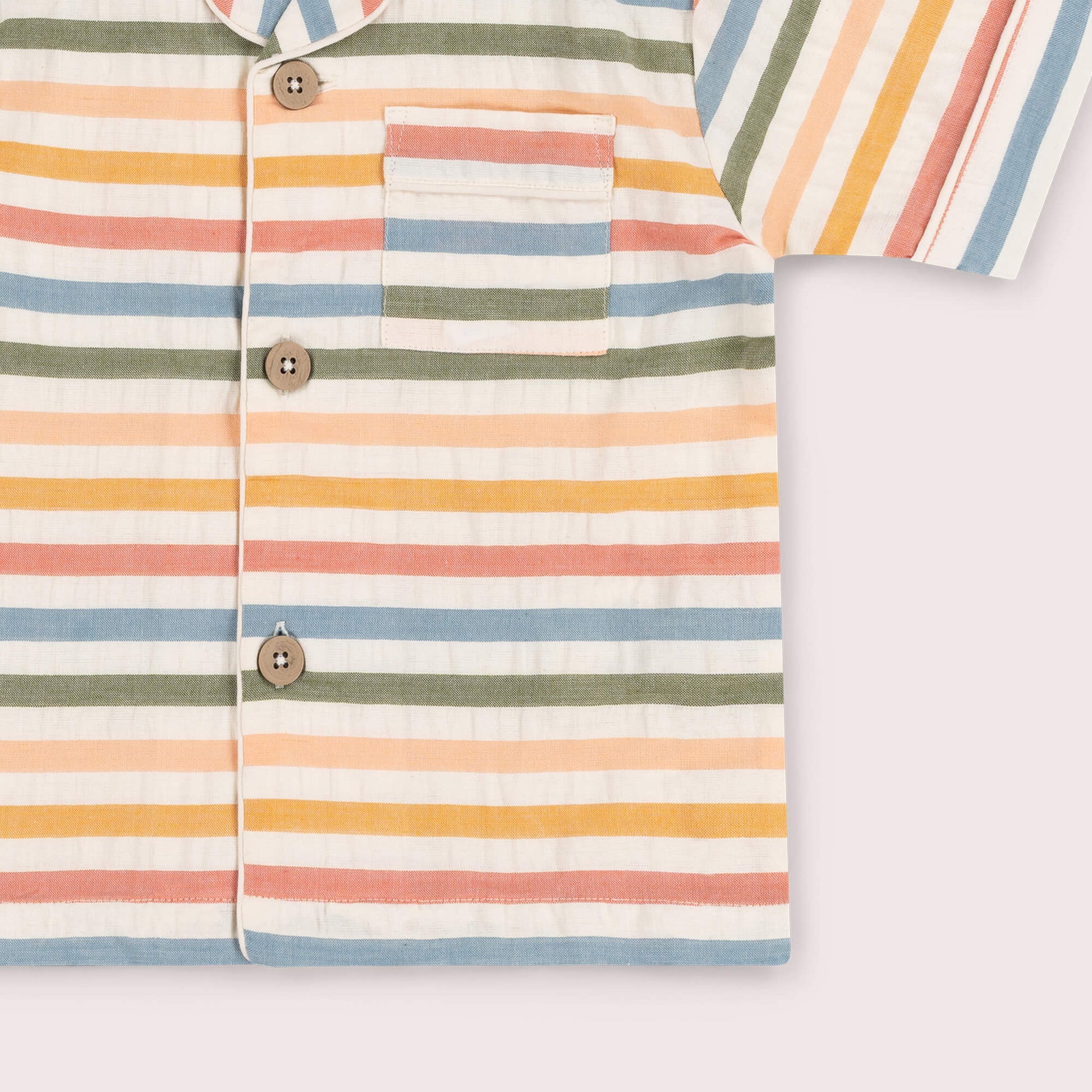 Rainbow Days Striped Pyjama Shorts Set NOT AVAILABLE USA/CAN/AUS Multi / 8-9y