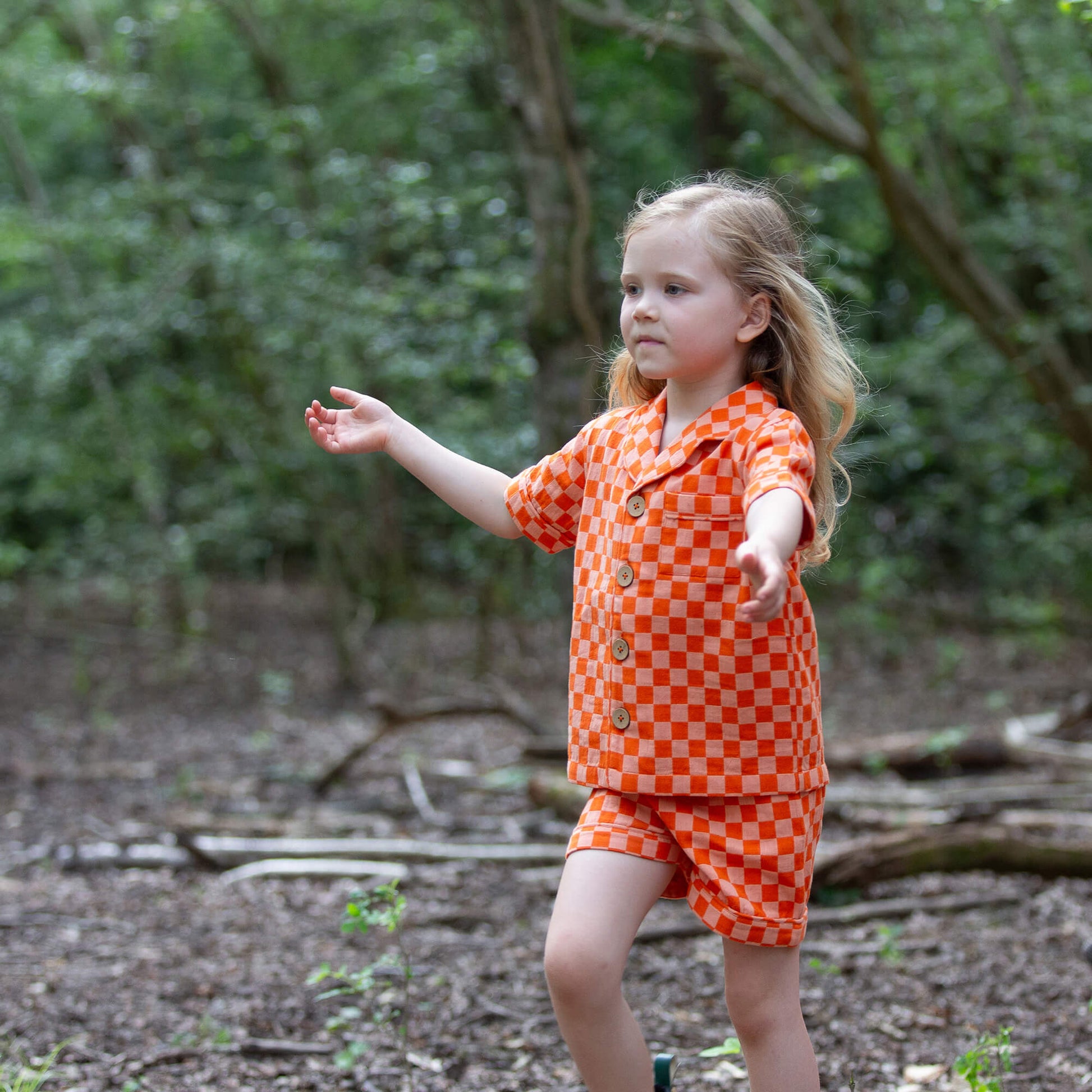 Tigerlily Check Pyjama Shorts Set NOT AVAILABLE USA/CAN/AUS Red / 8-9y