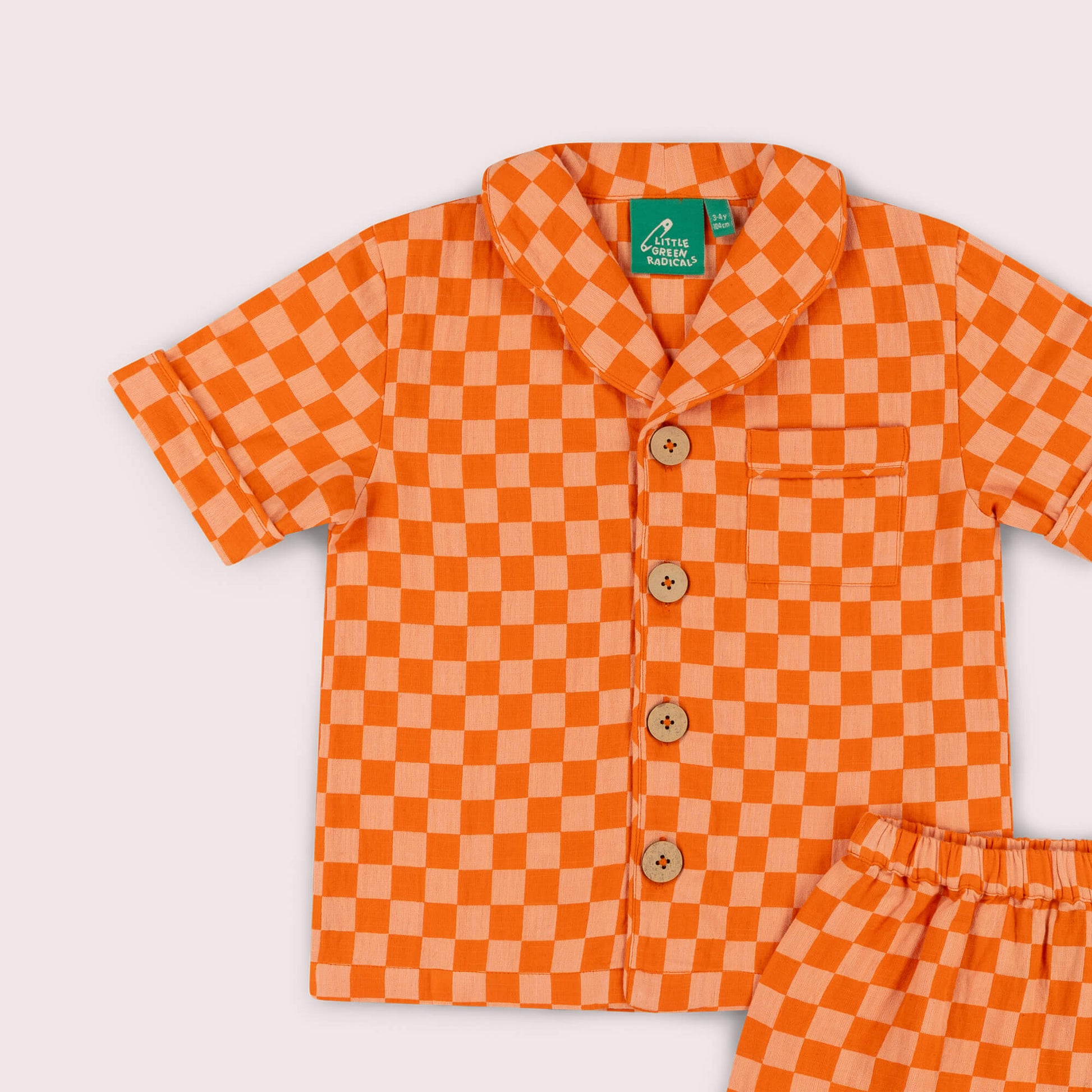 Tigerlily Check Pyjama Shorts Set NOT AVAILABLE USA/CAN/AUS Red / 8-9y