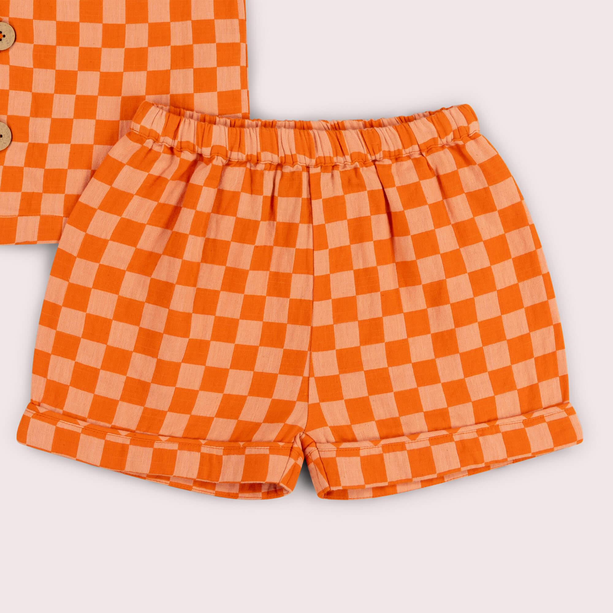 Tigerlily Check Pyjama Shorts Set NOT AVAILABLE USA/CAN/AUS Red / 8-9y