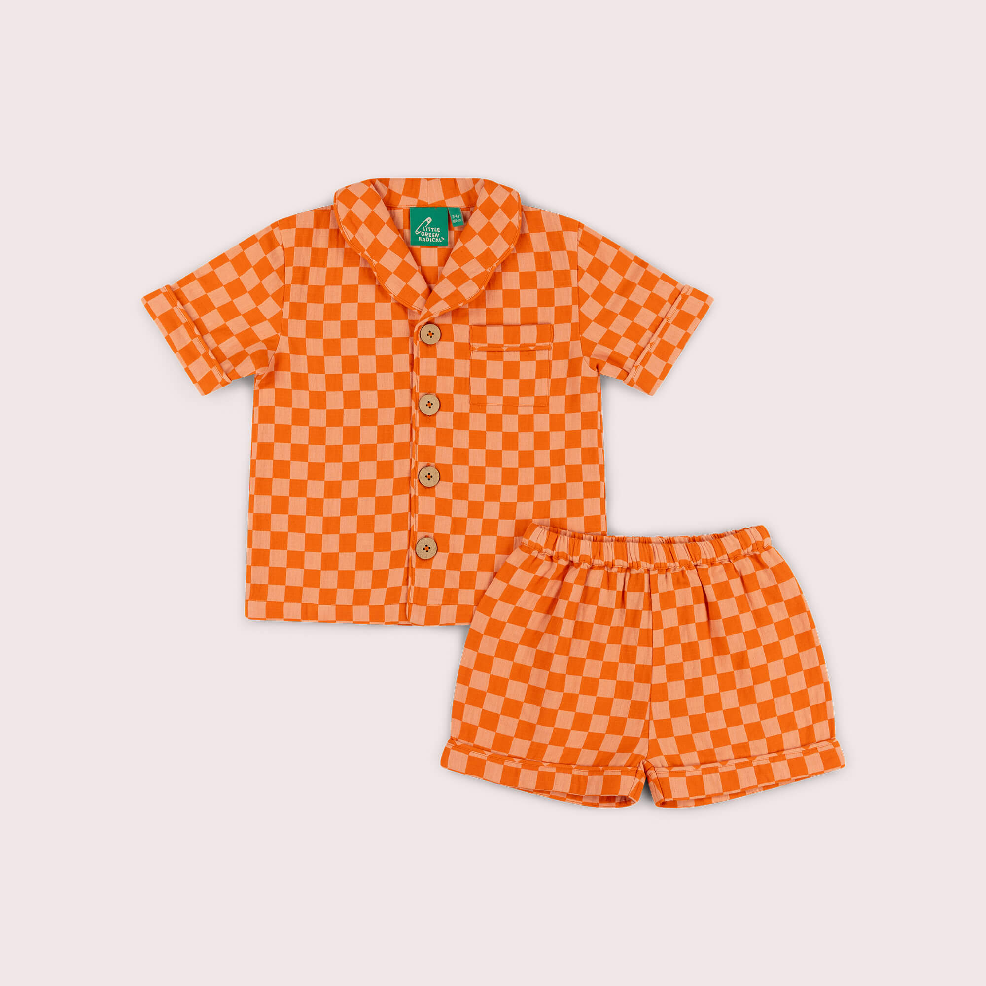 Tigerlily Check Pyjama Shorts Set NOT AVAILABLE USA/CAN/AUS Red / 8-9y