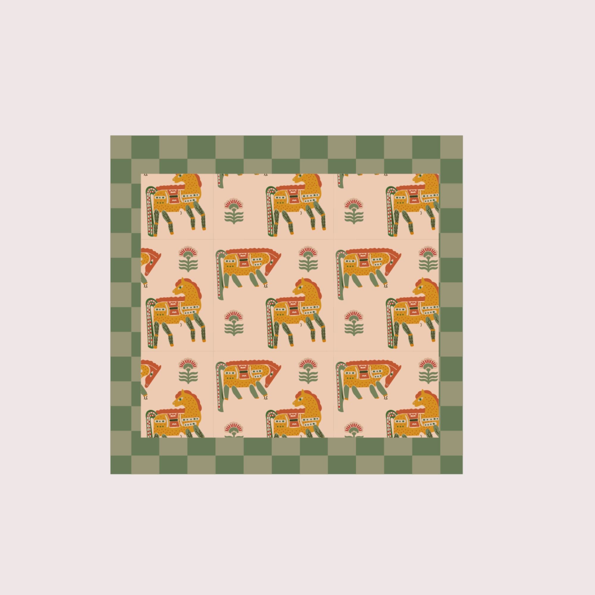 Wild Ponies Organic Cotton Quilt