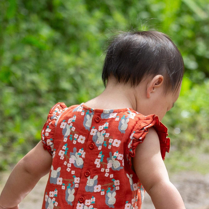 Little Rabbits Frill Summer Romper