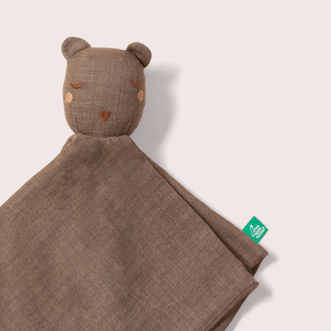 Bear Organic Baby Comforter Toy