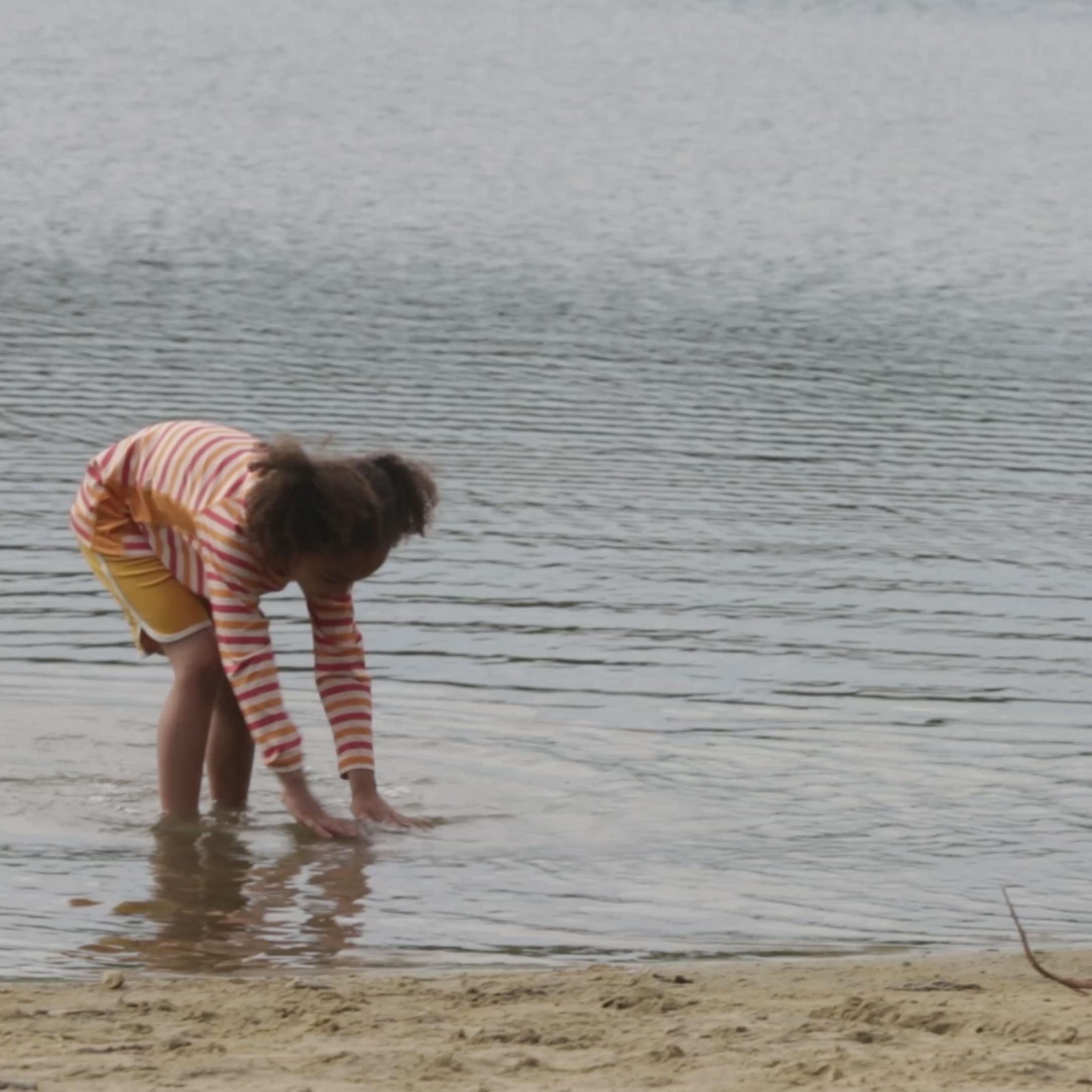 Load video: Sorbet Striped UPF 50 Sunsafe Long Sleeve Rash Vest