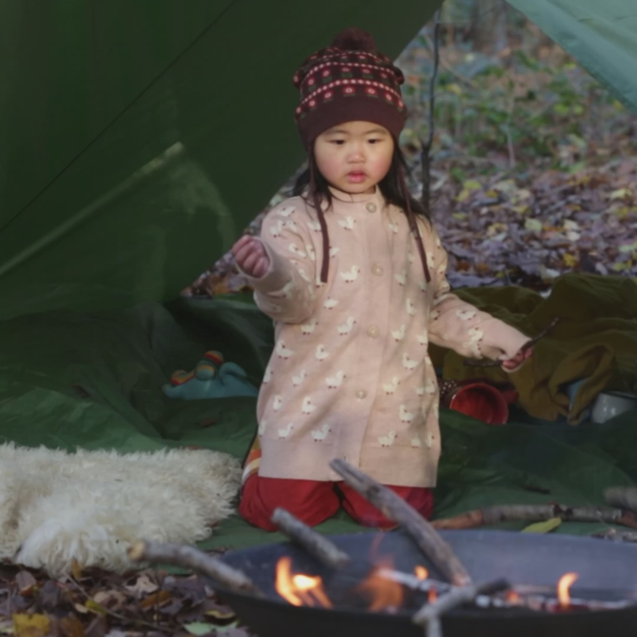 Load video: Puddle Ducks Knitted Cardigan